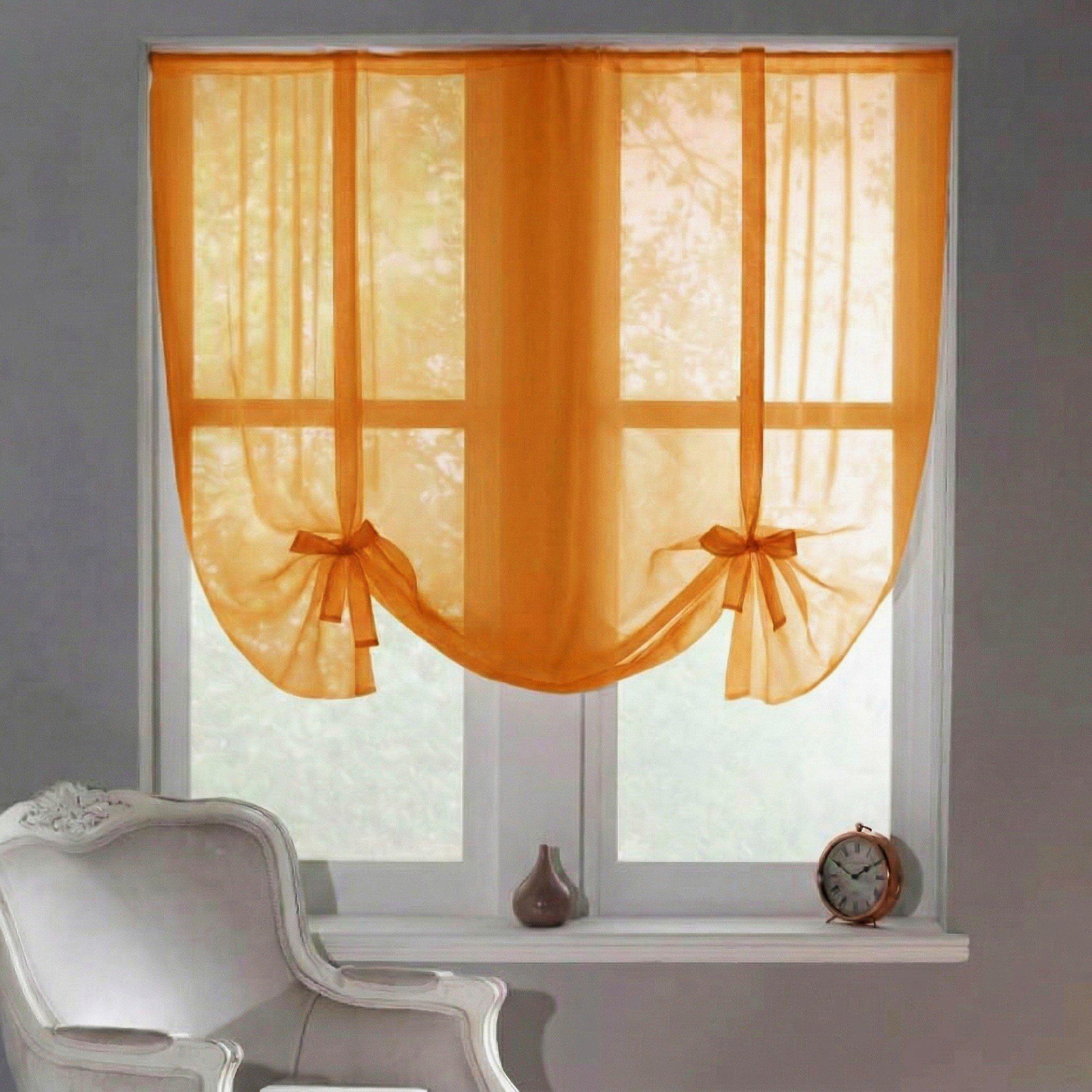 Plain Voile Tie Up Blinds