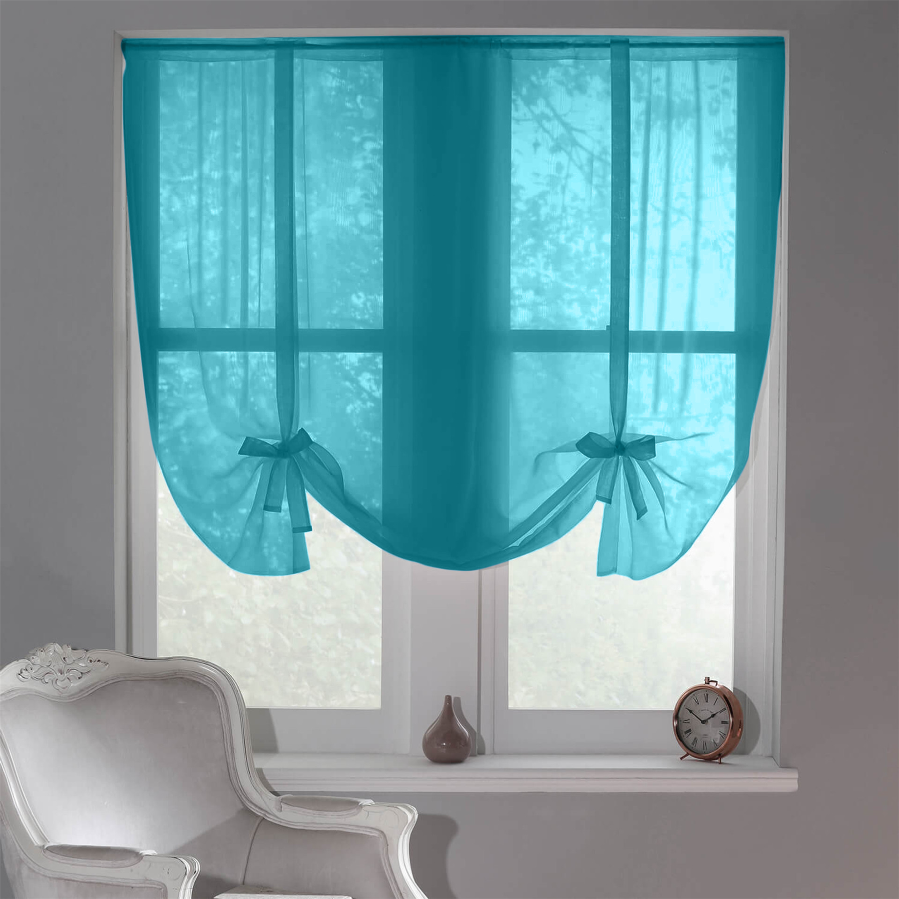 Plain Voile Tie Up Blinds