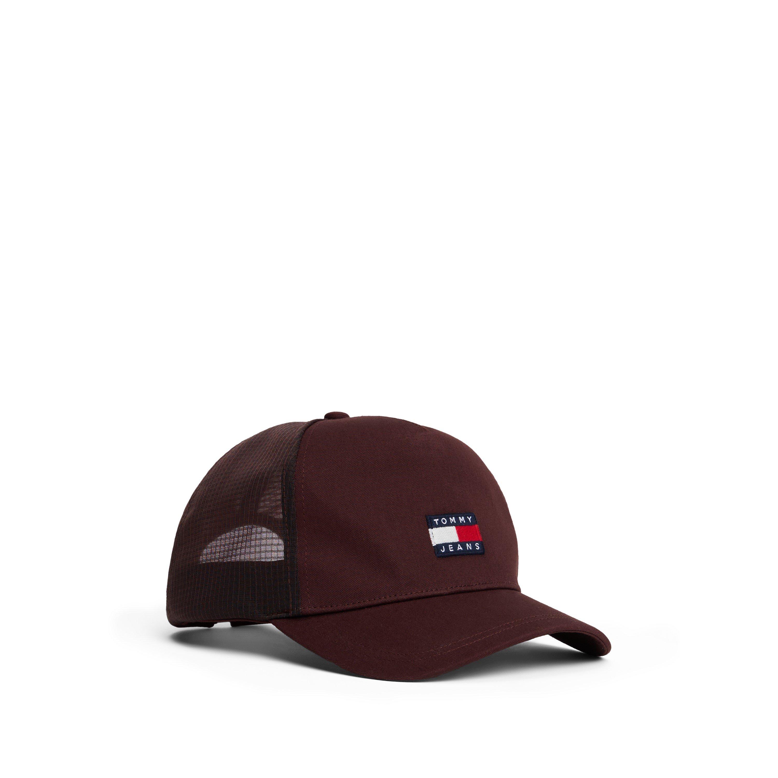 Tommy Jeans  Rich Brown Heritage Mesh Adjustable Trucker Cap