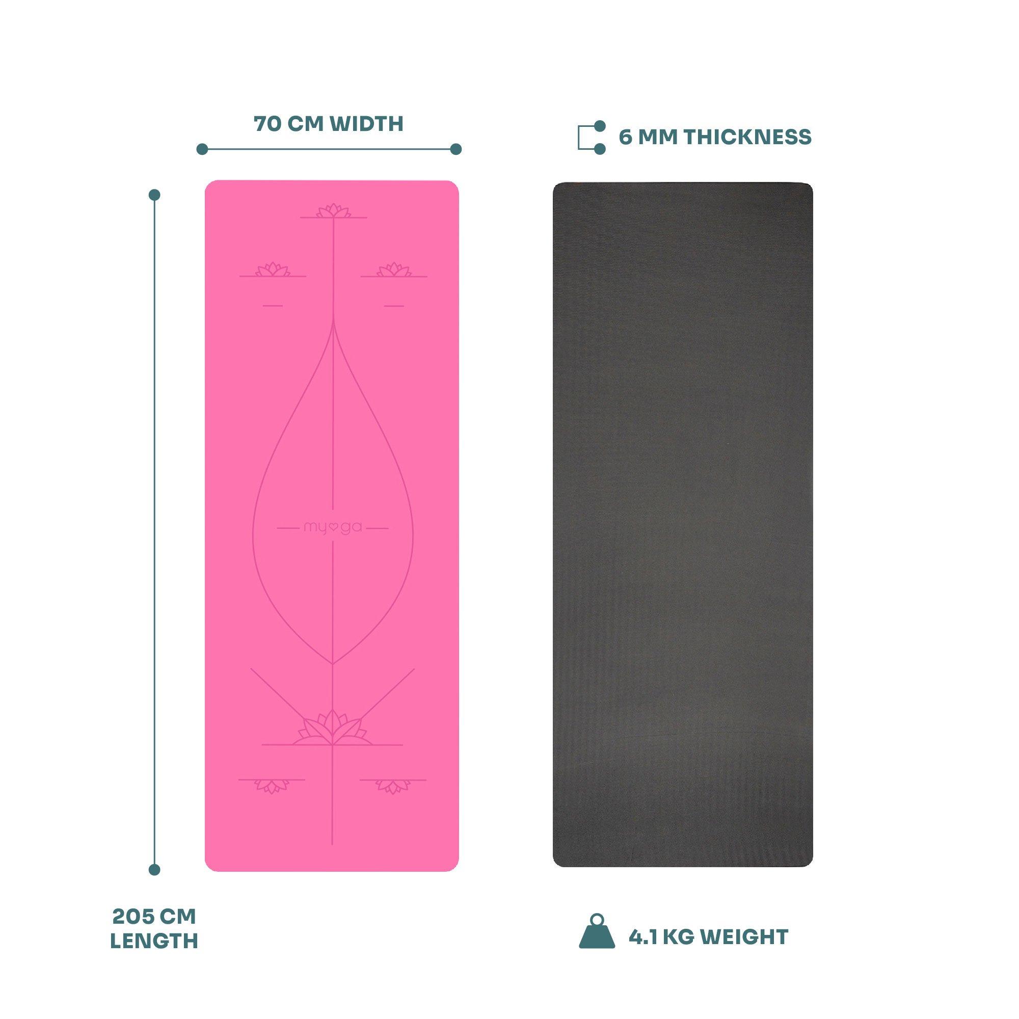 Pink - Myga - Myga Extra Large Alignment mat - 5