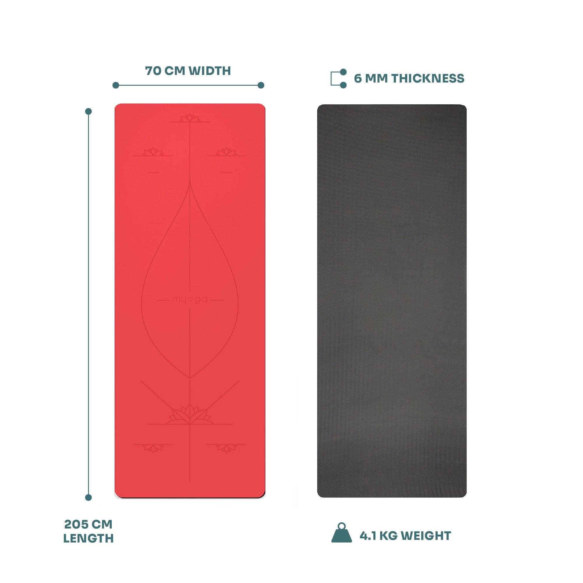 Red - Myga - Extra Large Alignment mat - 5