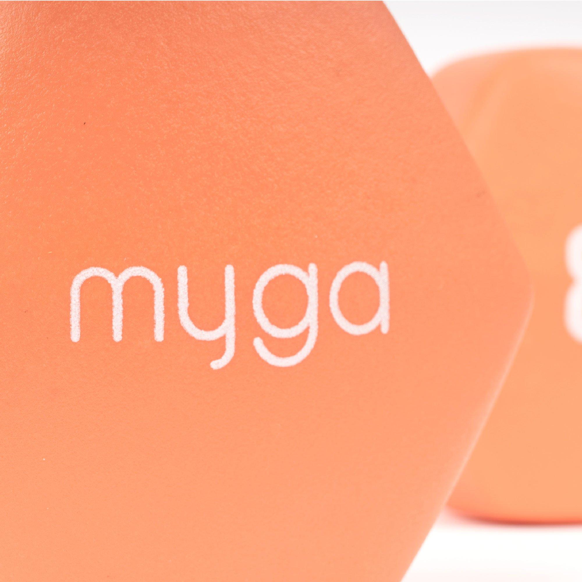Orange - Myga - Myga Hex Dumbbells - 3