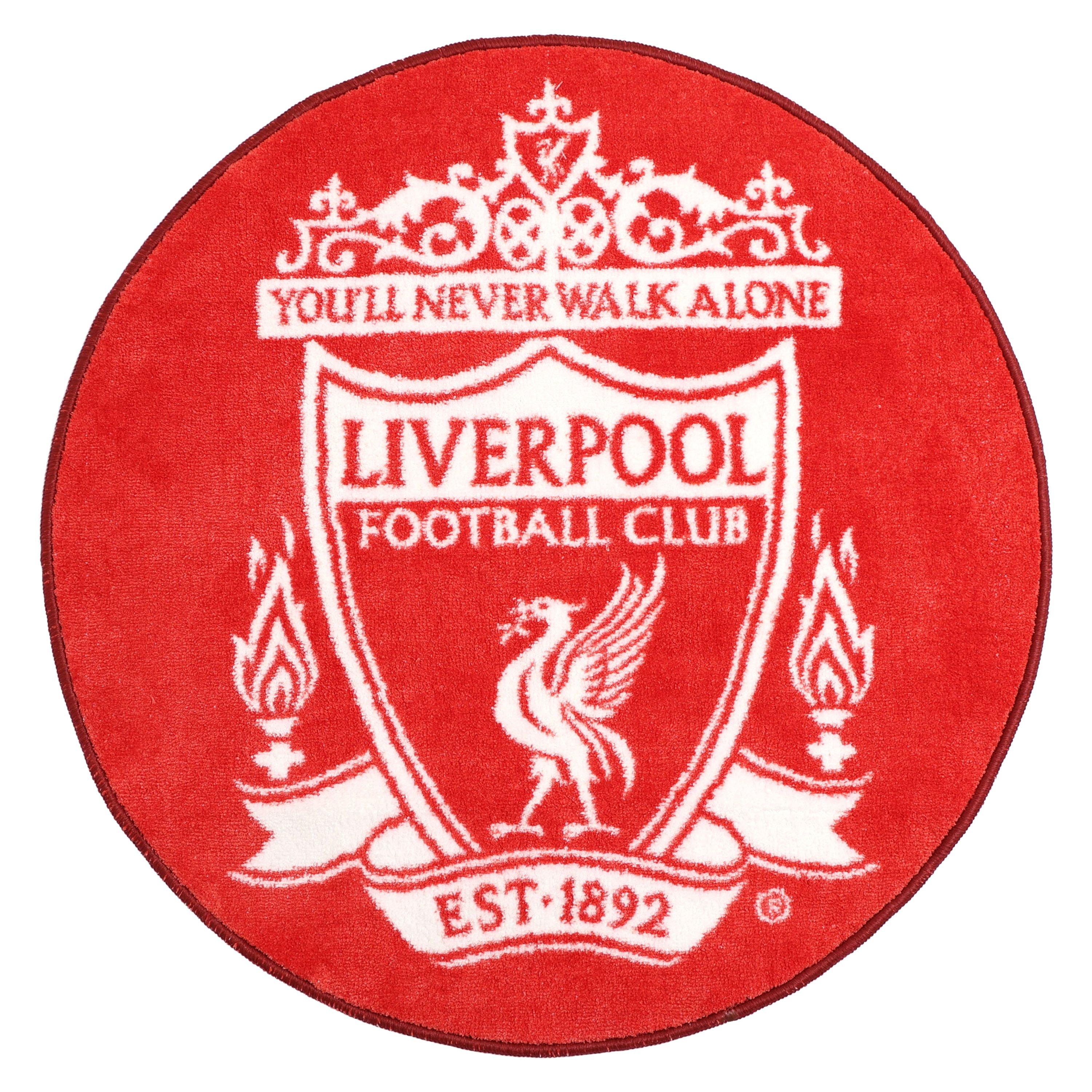 Red - Liverpool FC - Liverpool FC Logo Printed Rug - 2