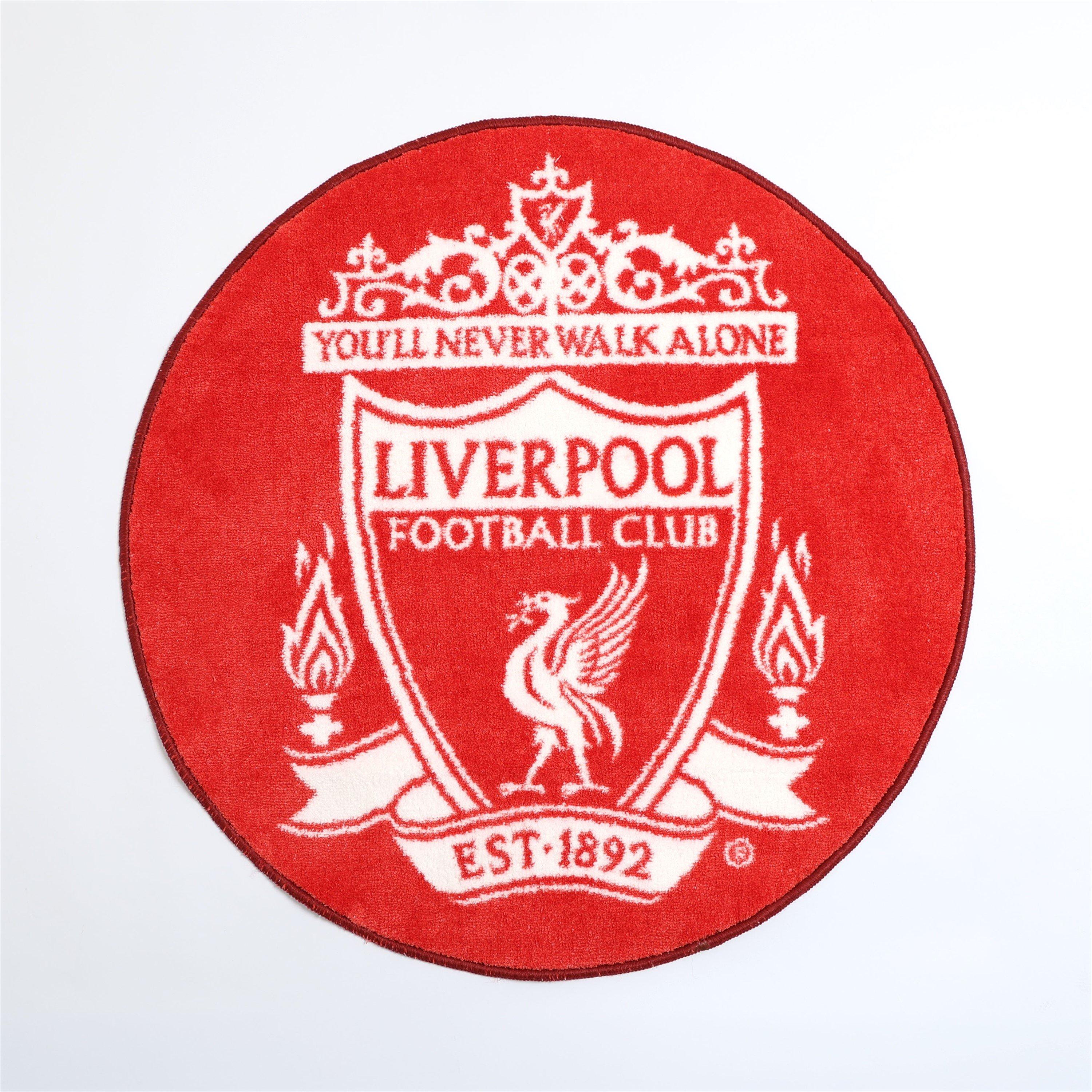 Red - Liverpool FC - Liverpool FC Logo Printed Rug - 5