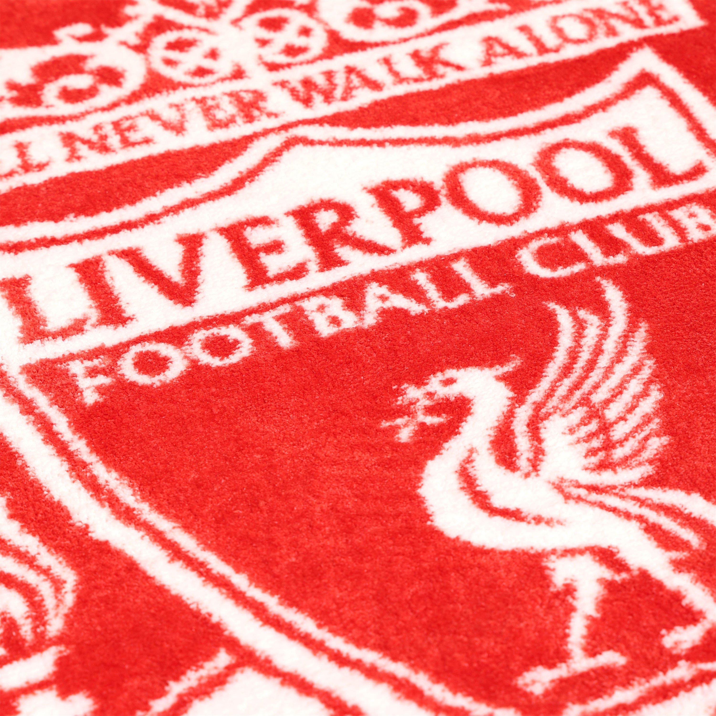 Red - Liverpool FC - Liverpool FC Logo Printed Rug - 6