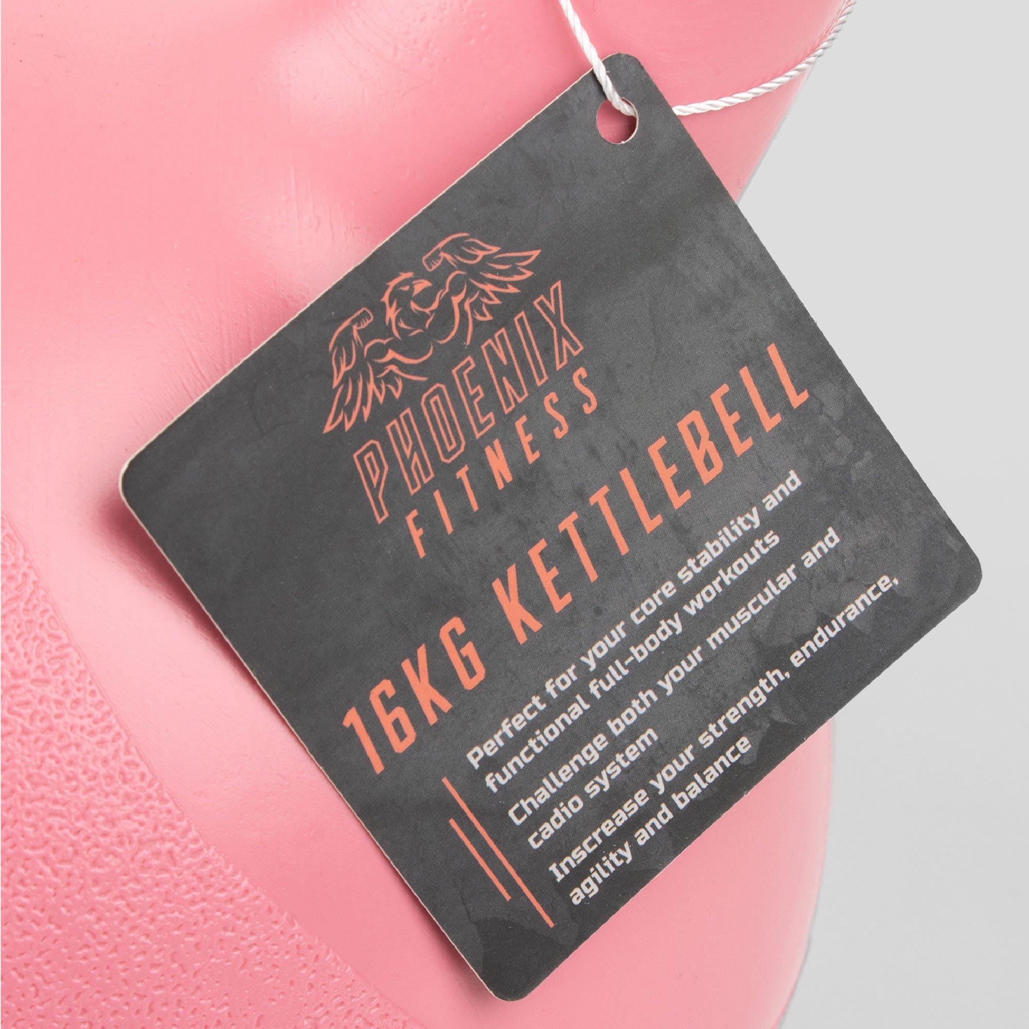 Pink - Phoenix Fitness - Pink Kettlebell - 3
