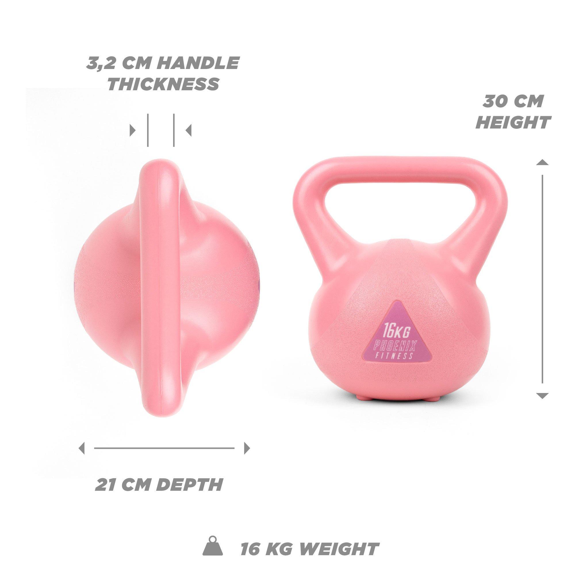 Pink - Phoenix Fitness - Pink Kettlebell - 5