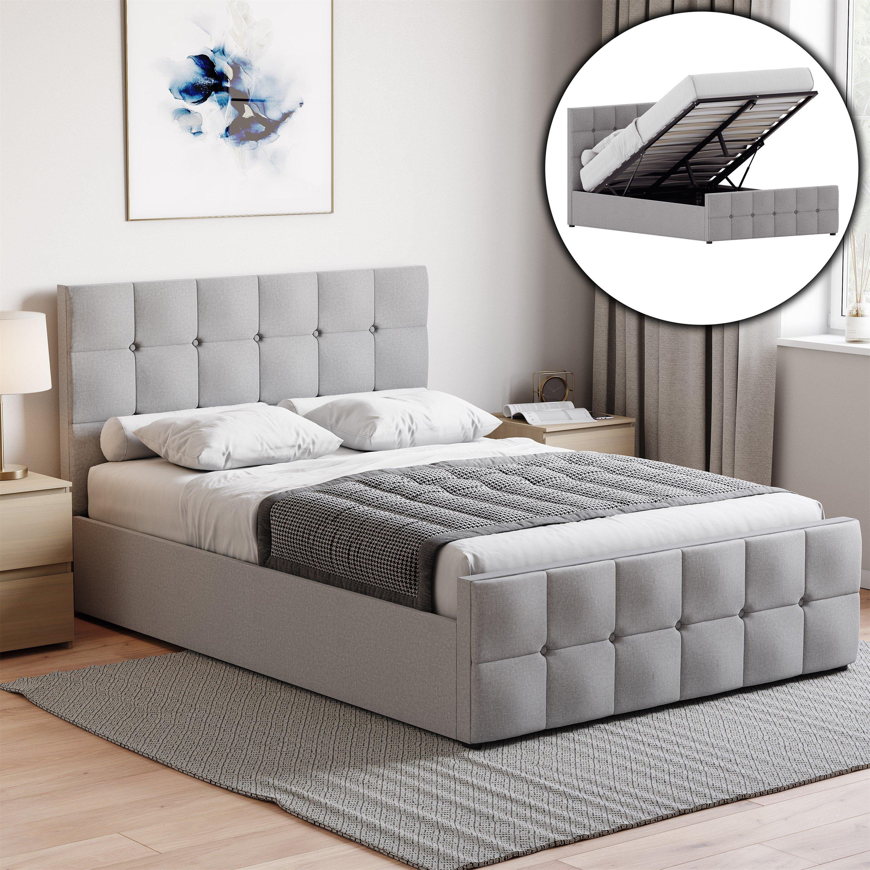 Lassic Valentina Double Ottoman Storage Bed & Mattress