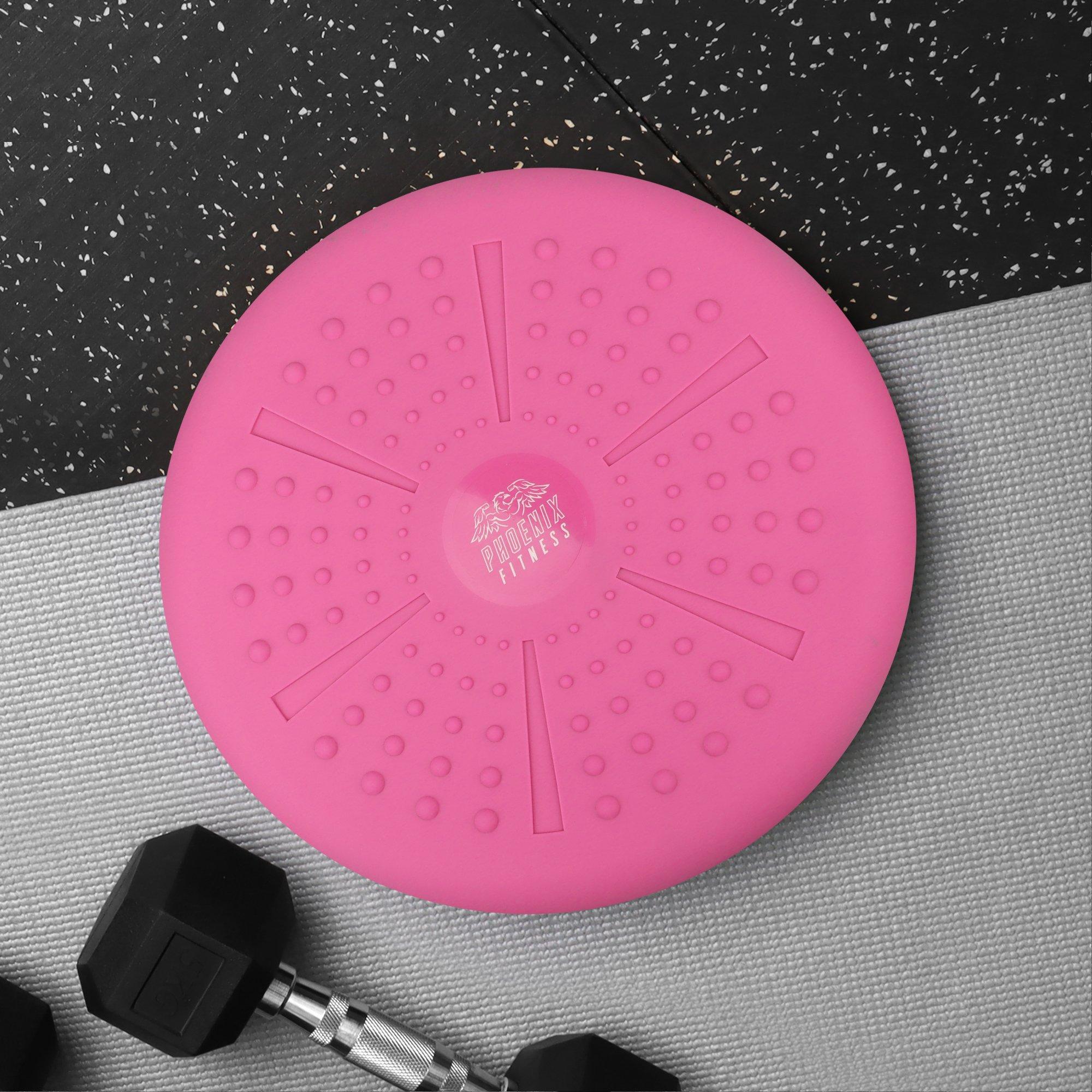 Pink - Phoenix Fitness - Wobble Cushion - 2