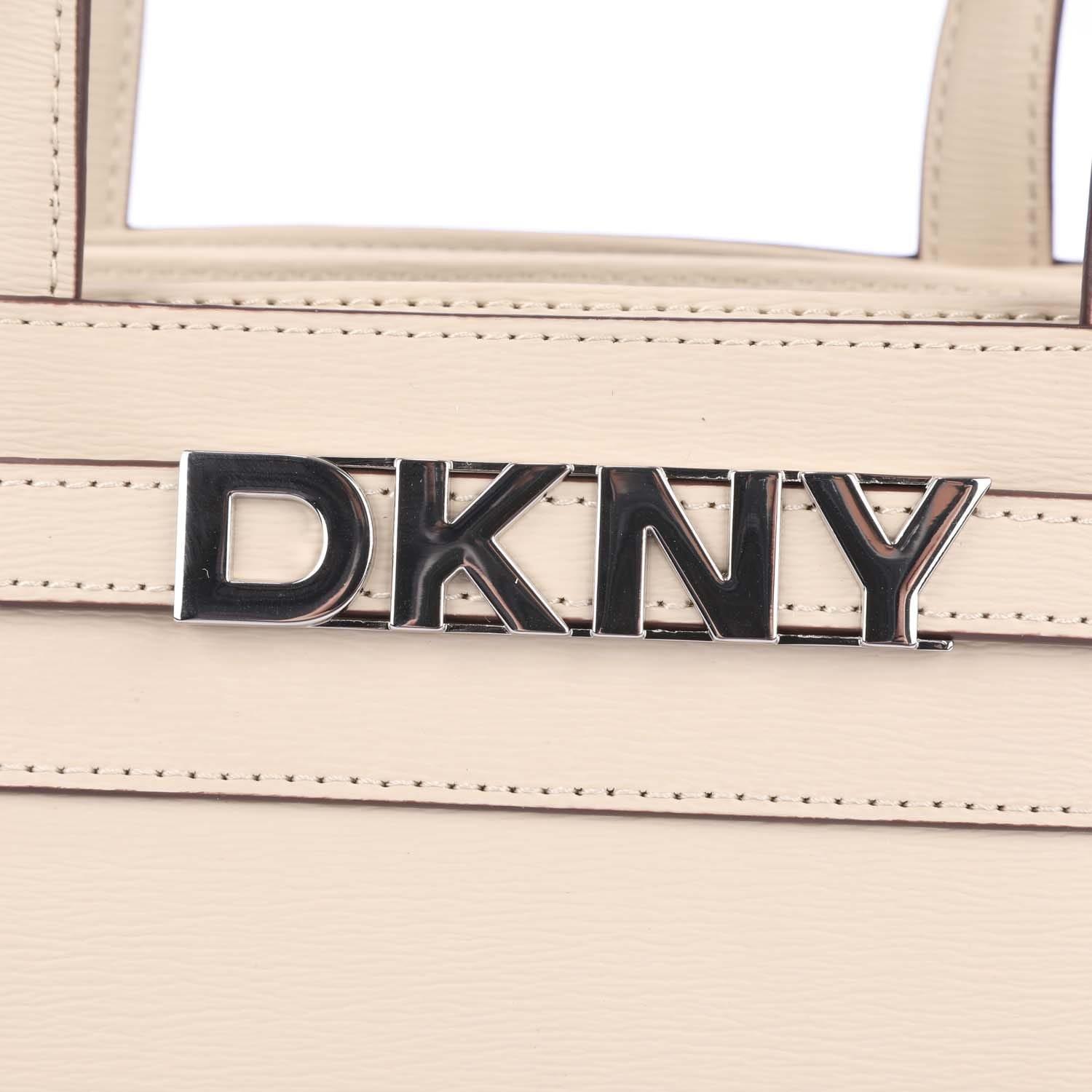 Grey - DKNY - Beckett Satchel Sutt Bag - 2
