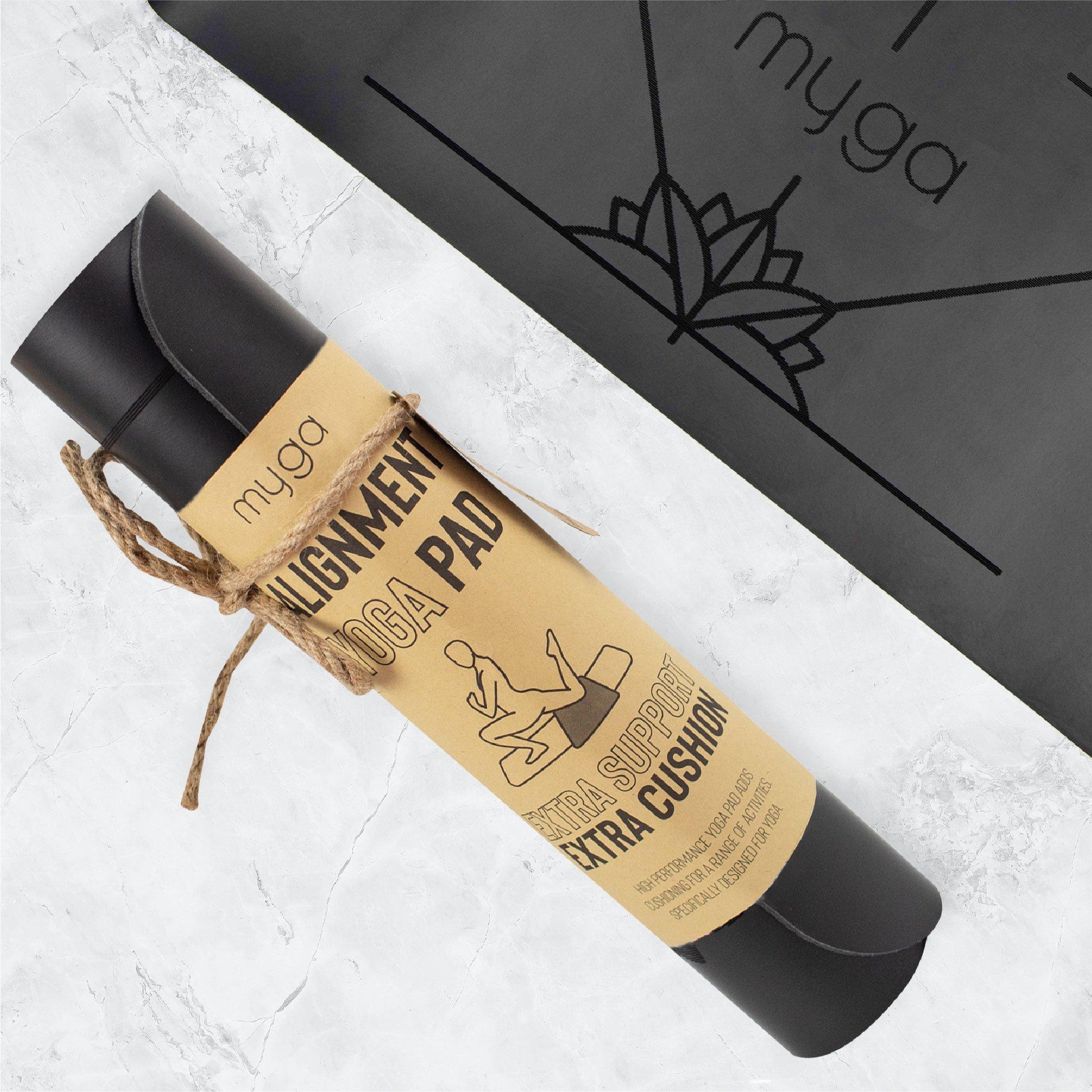 Black - Myga - Myga Alignment Yoga Pad Mat - 3