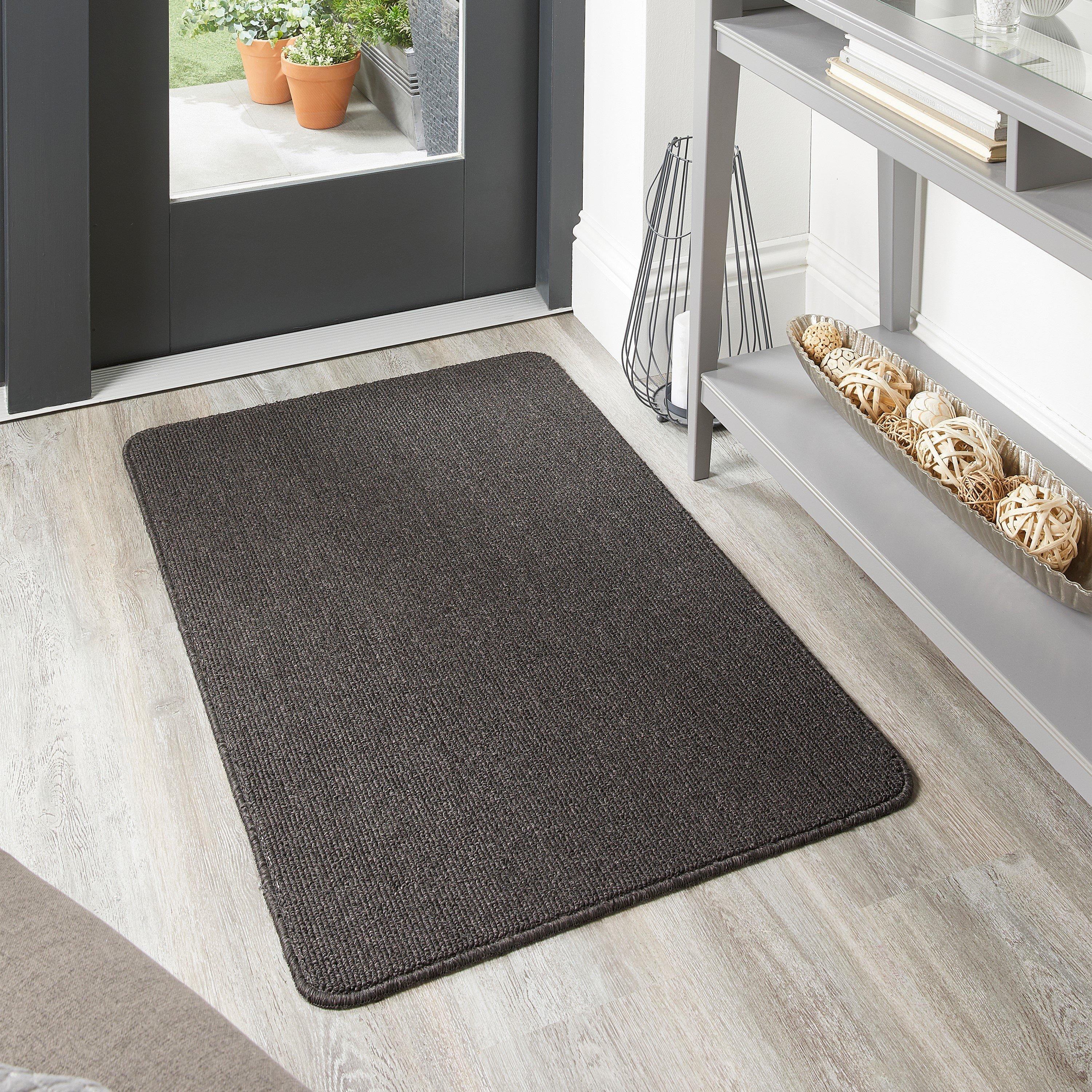 My Mat My Stain Resistant Plain Charcoal