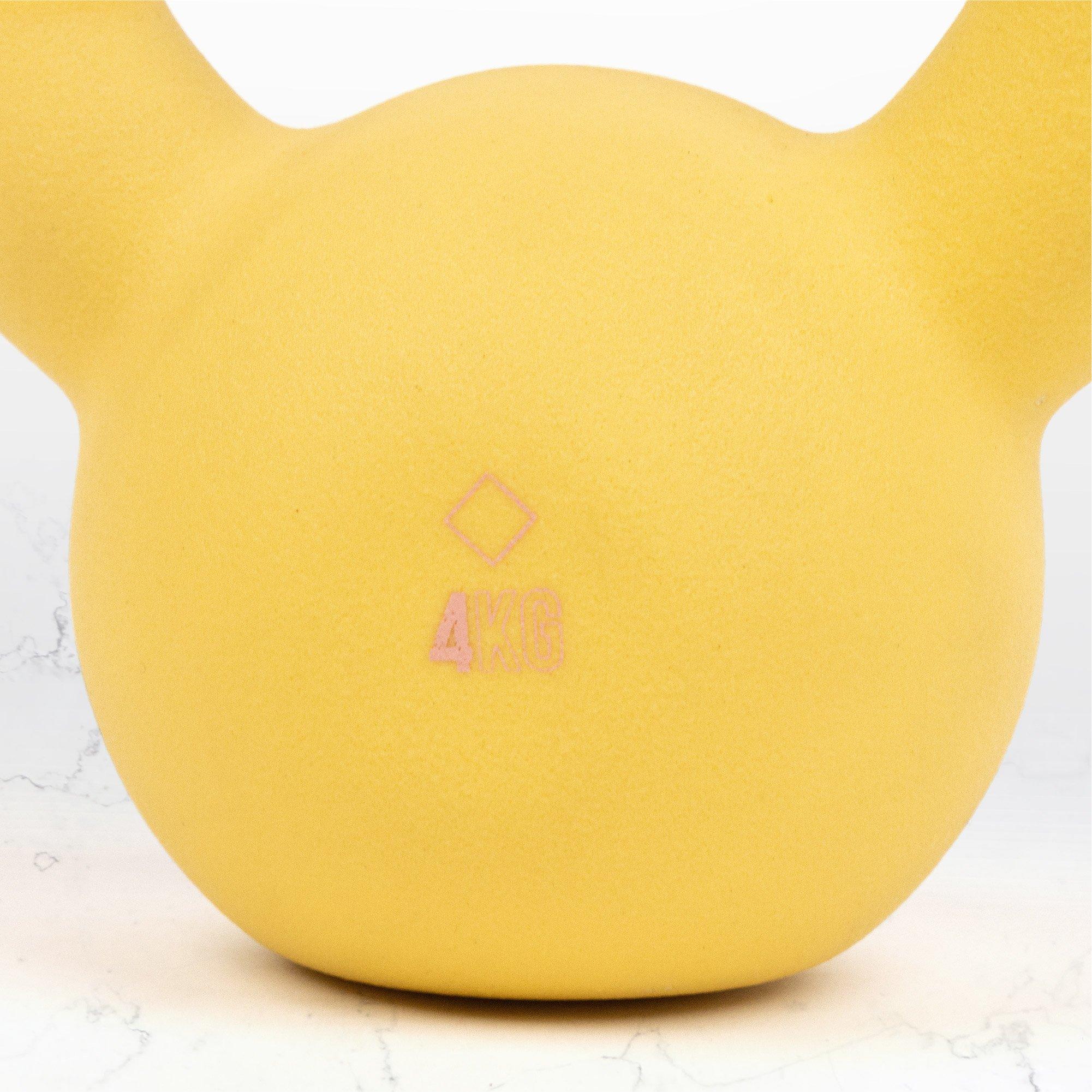Yellow - Myga - Myga Iron Kettlebell - 4