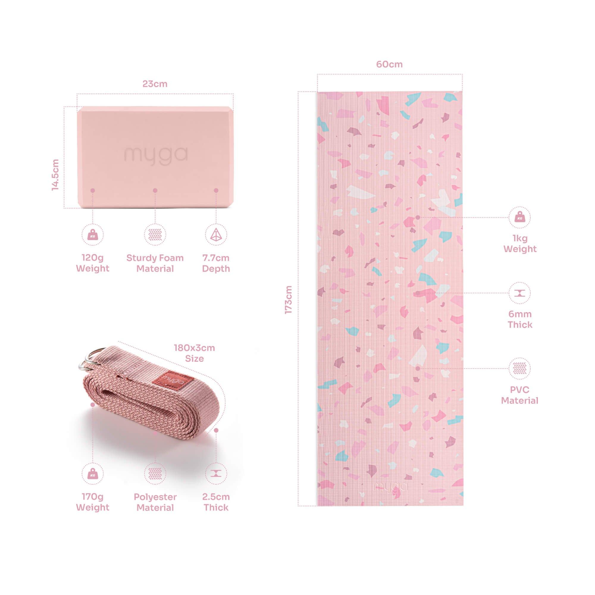 Terrazzo - Myga - Yoga Starter Set - Terrazzo - 5