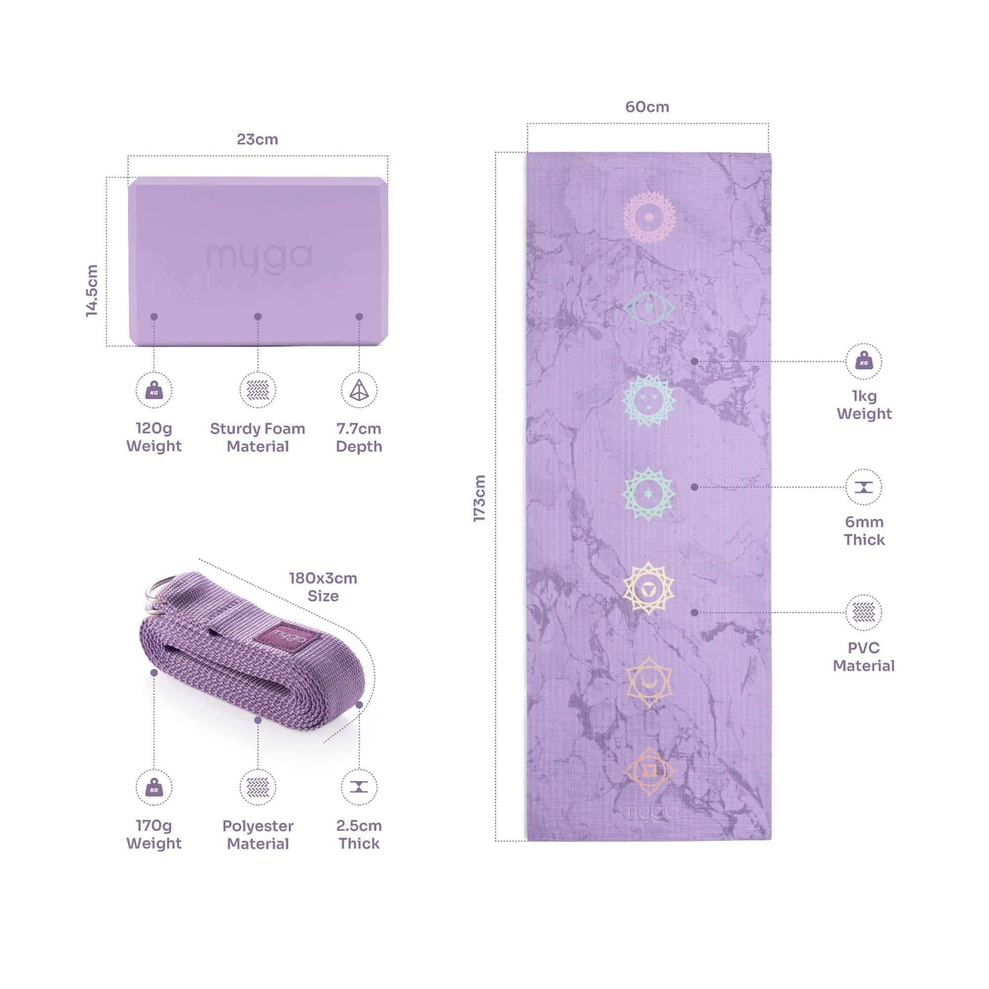 Chakra - Myga - Yoga Starter Set - Terrazzo - 5