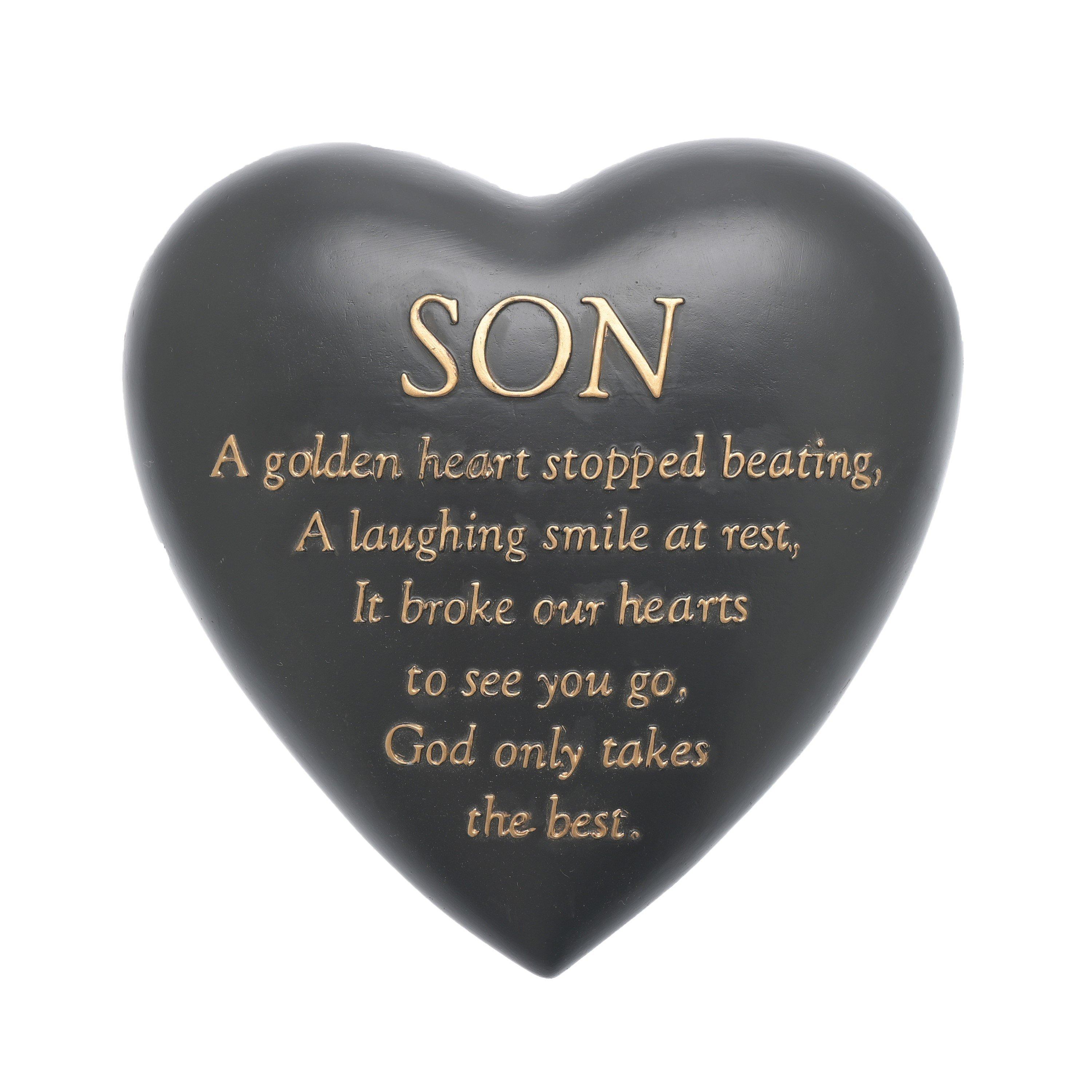 Celebrations  Thought Of You Graveside Plaque - Son - Dark Grey
