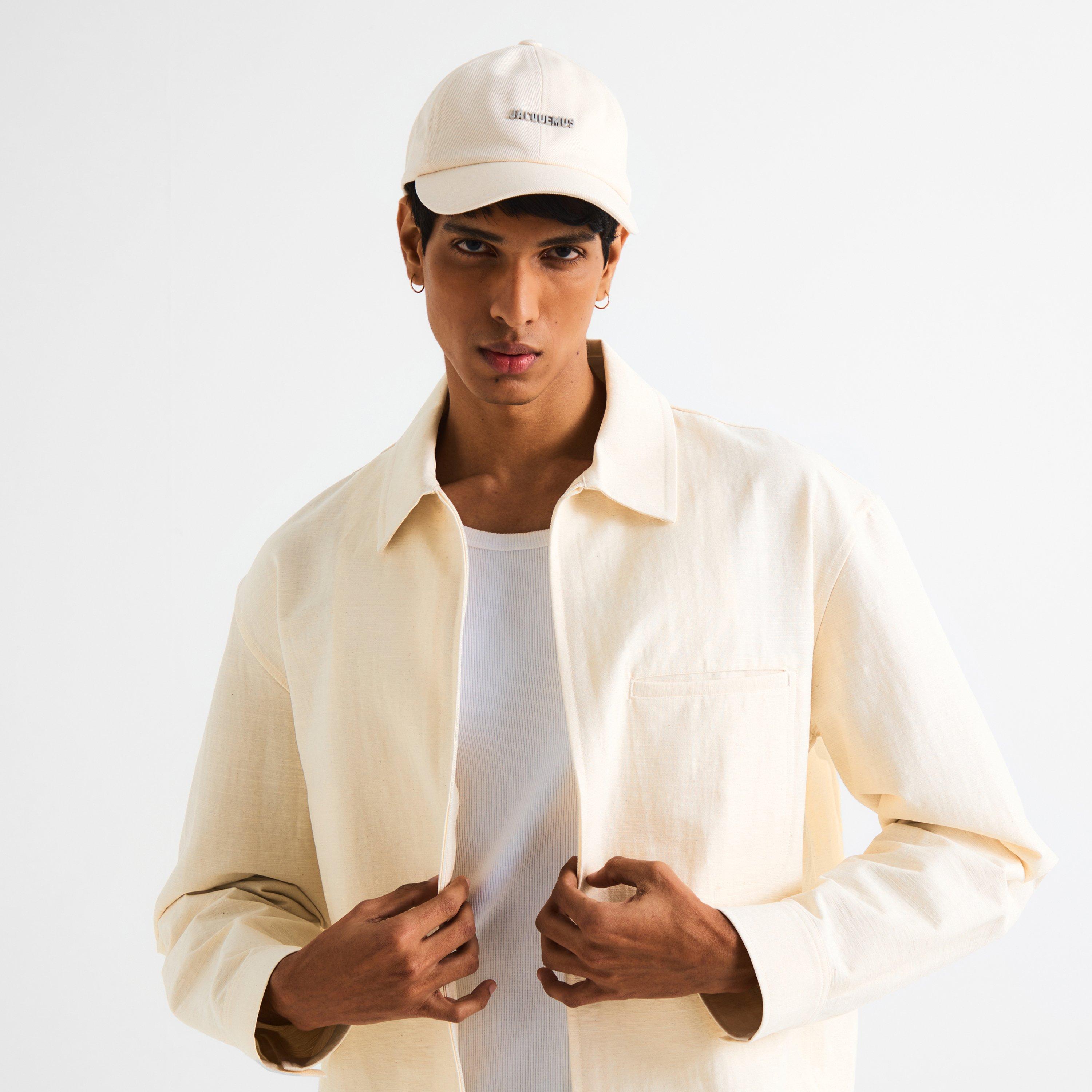 White - Jacquemus - Mens Logo Baseball Cap - 3
