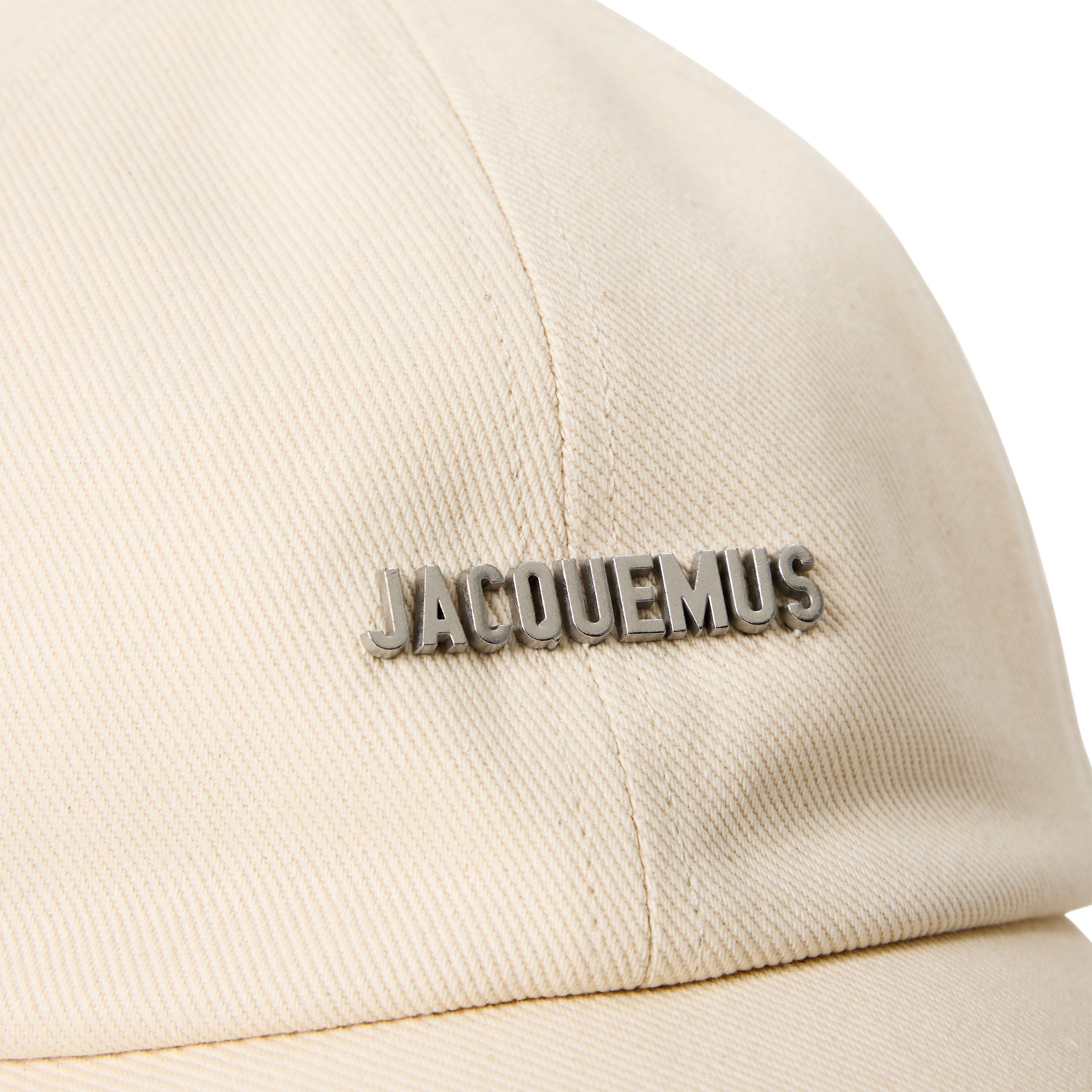 White - Jacquemus - Mens Logo Baseball Cap - 4