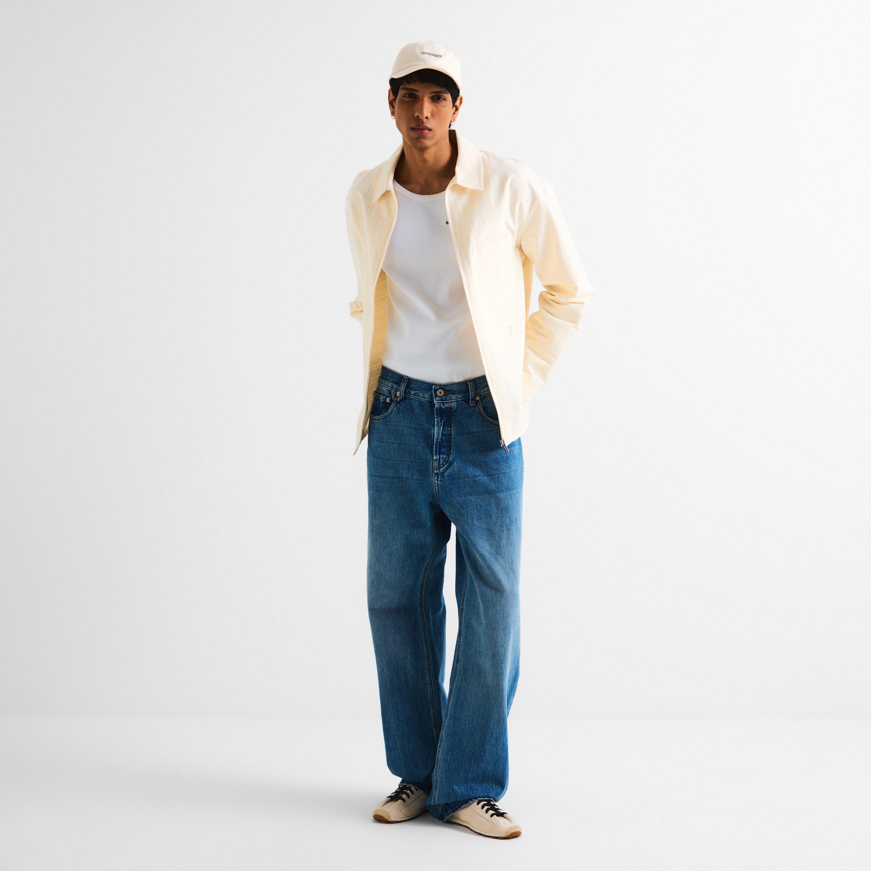 White - Jacquemus - Mens Logo Baseball Cap - 5