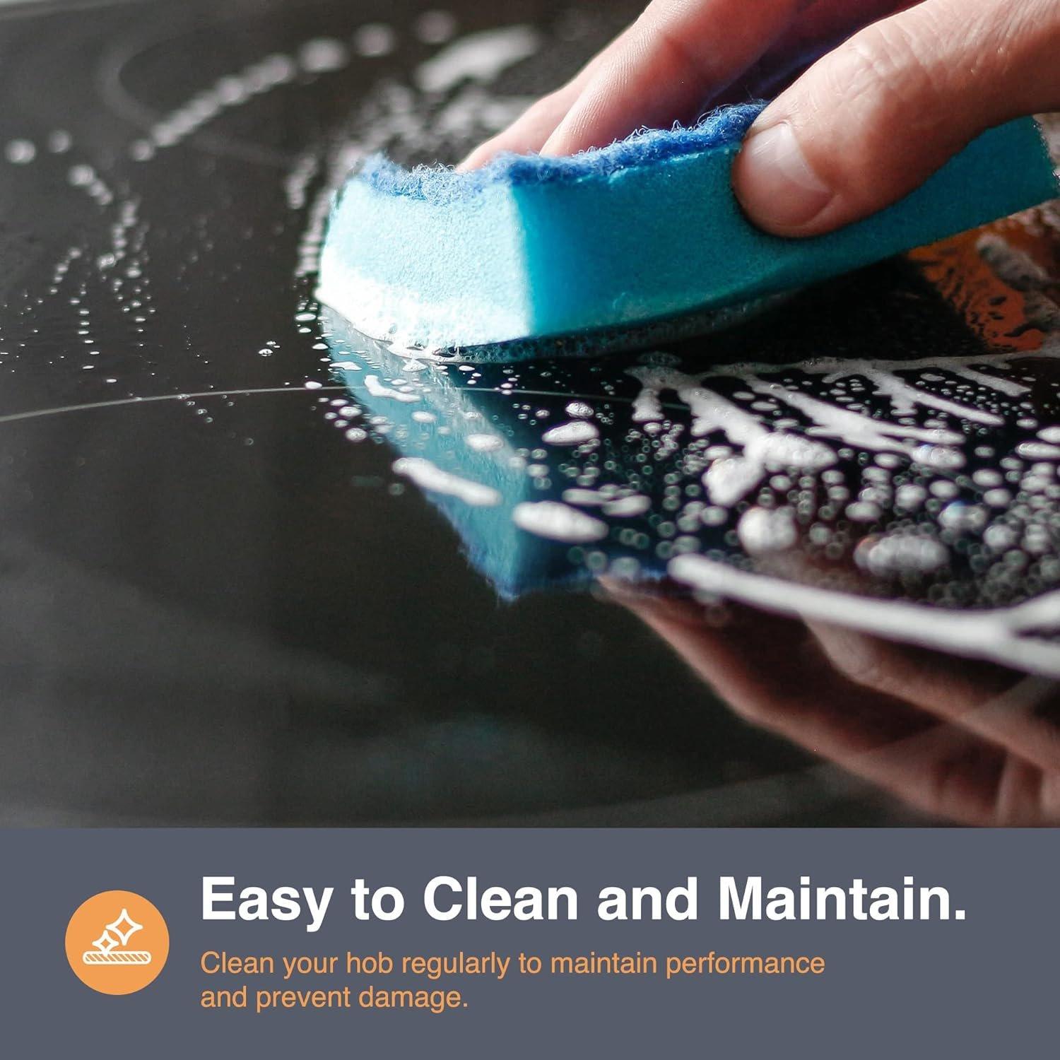 Black - VonShef - VonShef - Dual Induction hob 2800W - 4