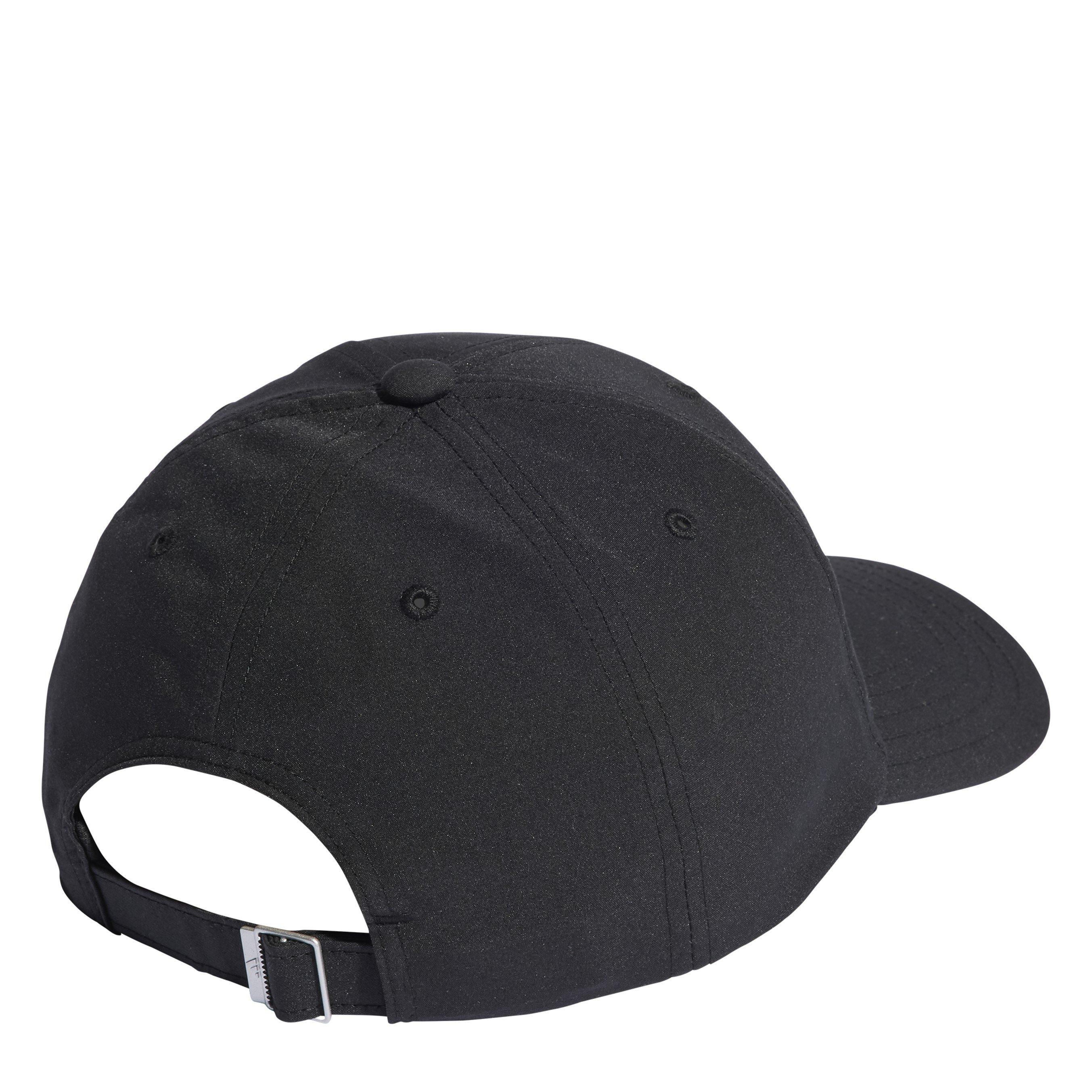 Blk/Met Silver - adidas - Running Essentials Aeroready 6-Panel Adults Baseball Cap - 2