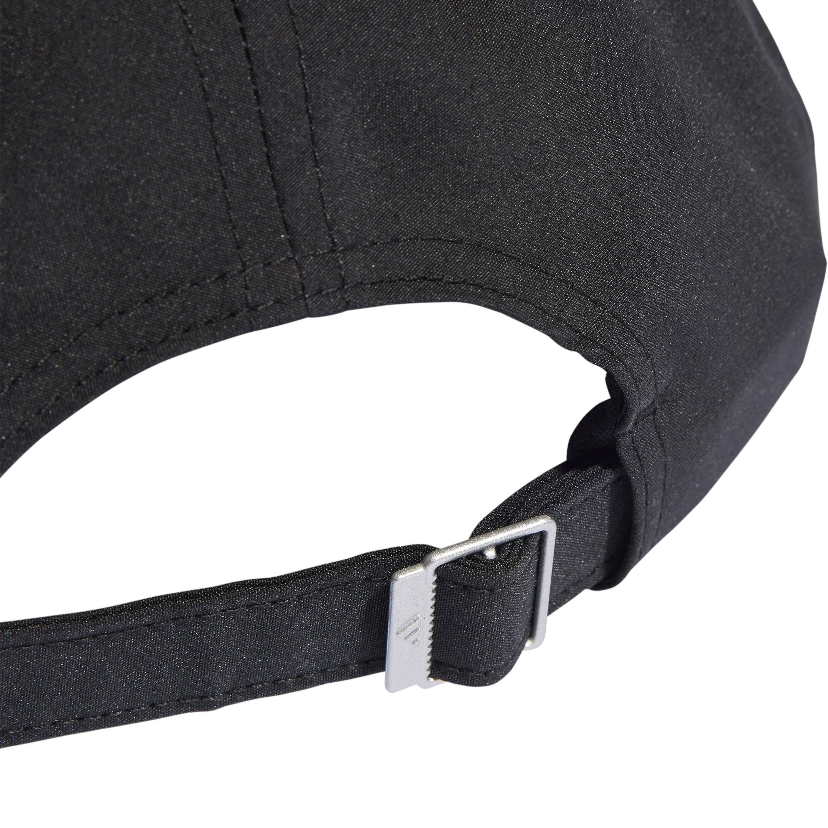 Blk/Met Silver - adidas - Running Essentials Aeroready 6-Panel Adults Baseball Cap - 3