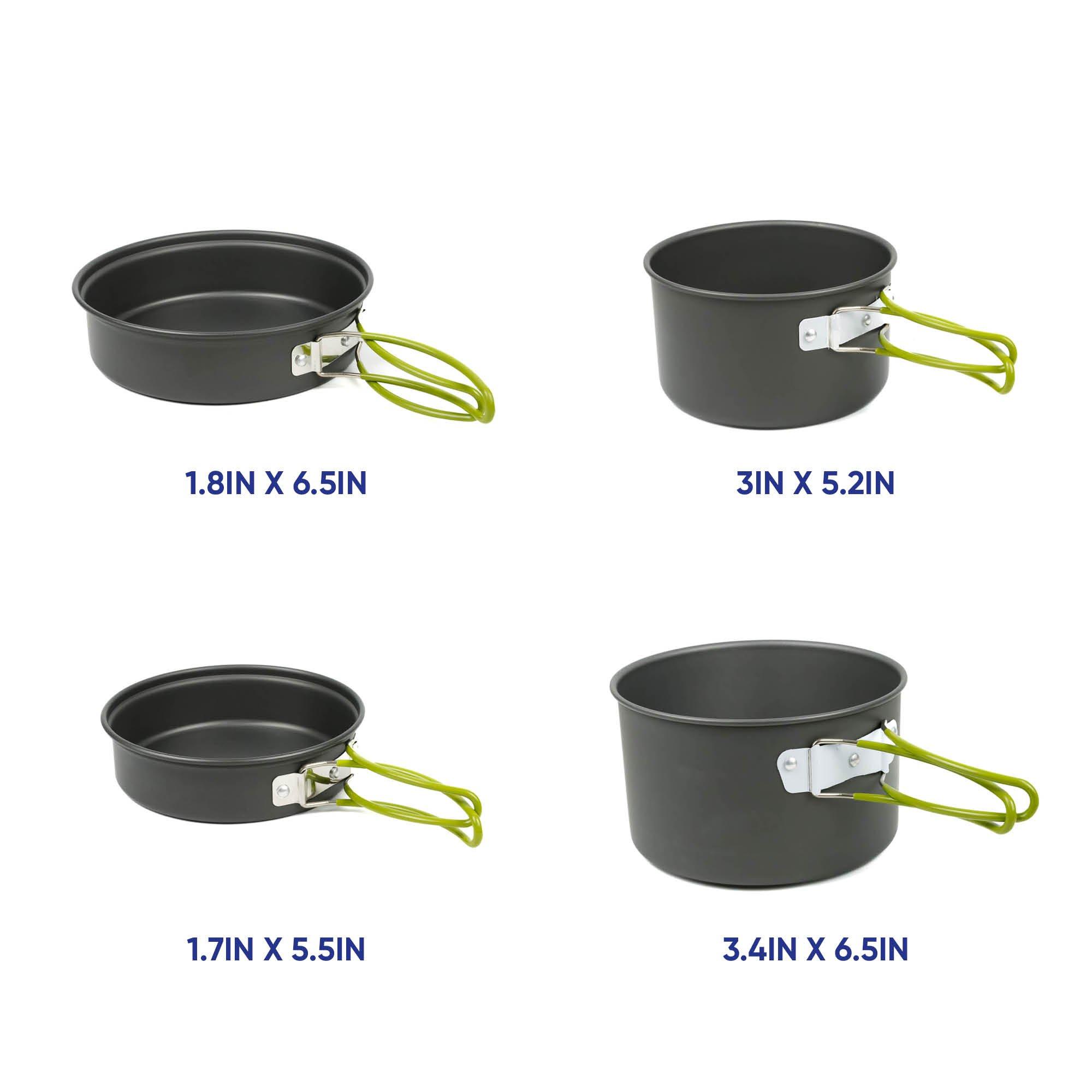 Grey - Streetwize - 10 Piece Camping Cookware Set - 3