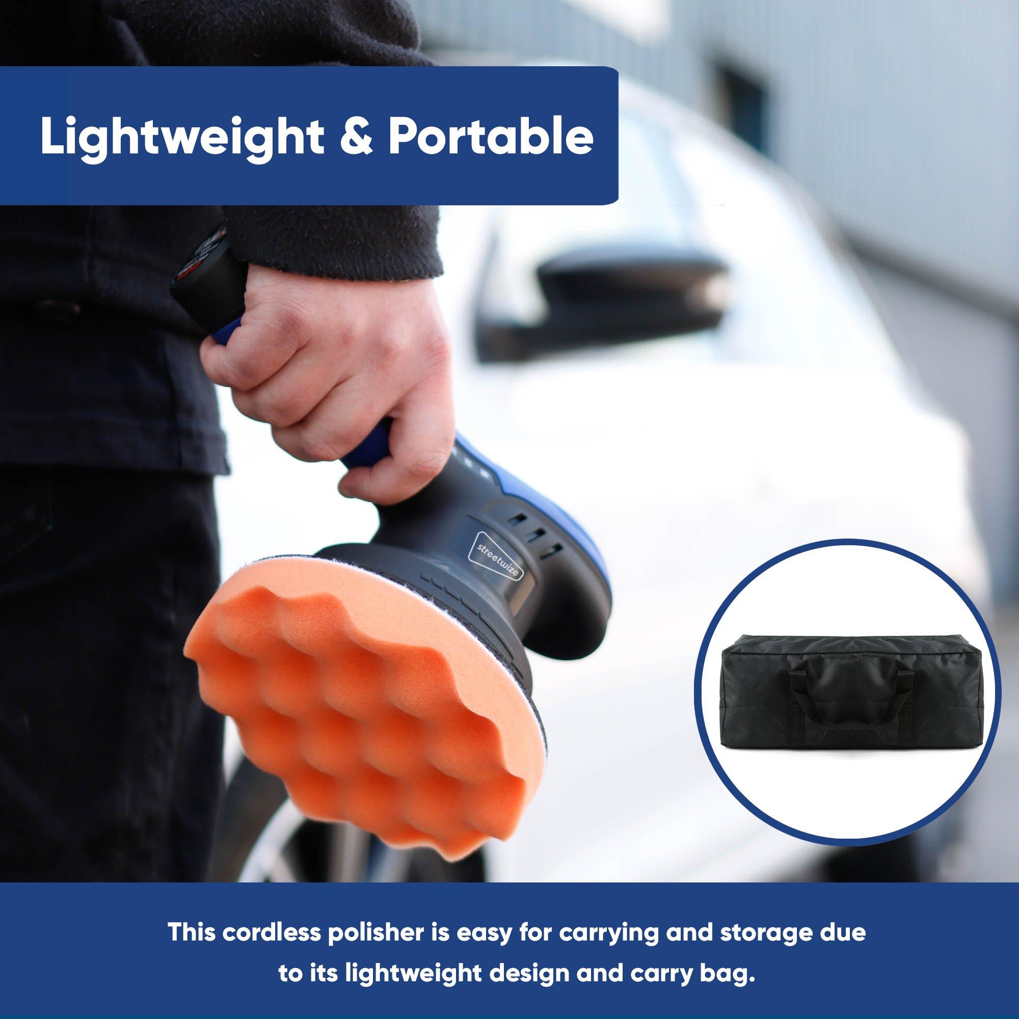 Blue/Black - Streetwize - Cordless Buffer Polisher & Sander - 2