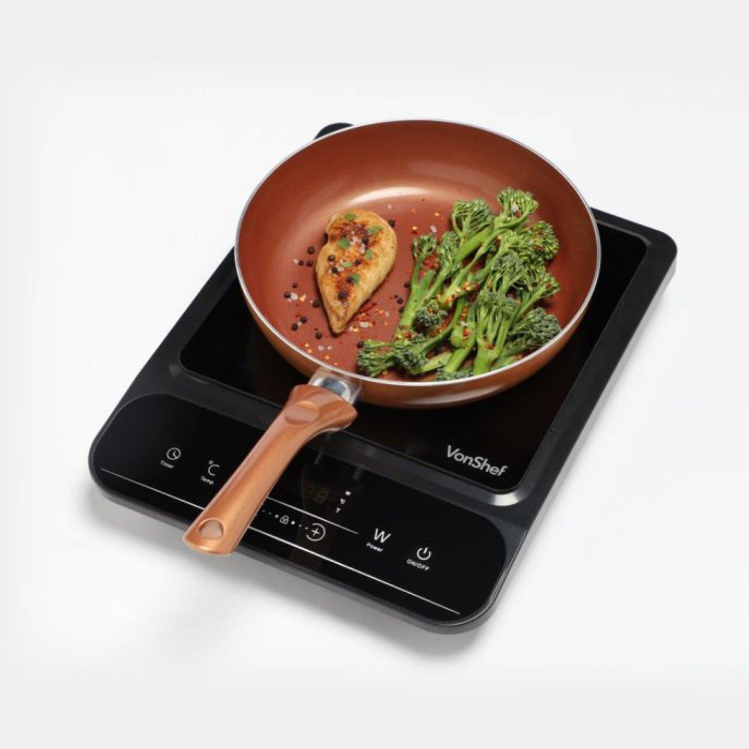 Black - VonShef - - Single Induction Hob - 1
