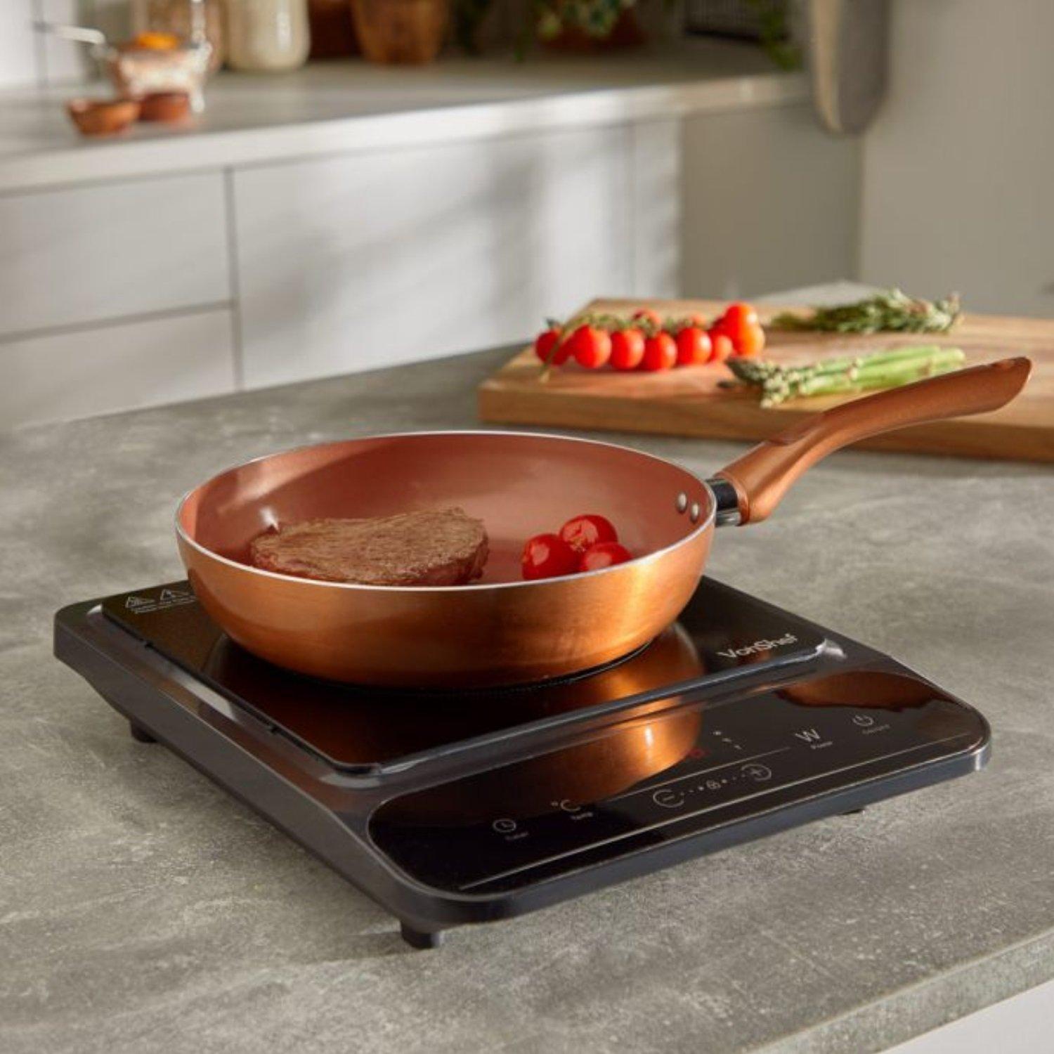 Black - VonShef - VonShef - Single Induction Hob - 8
