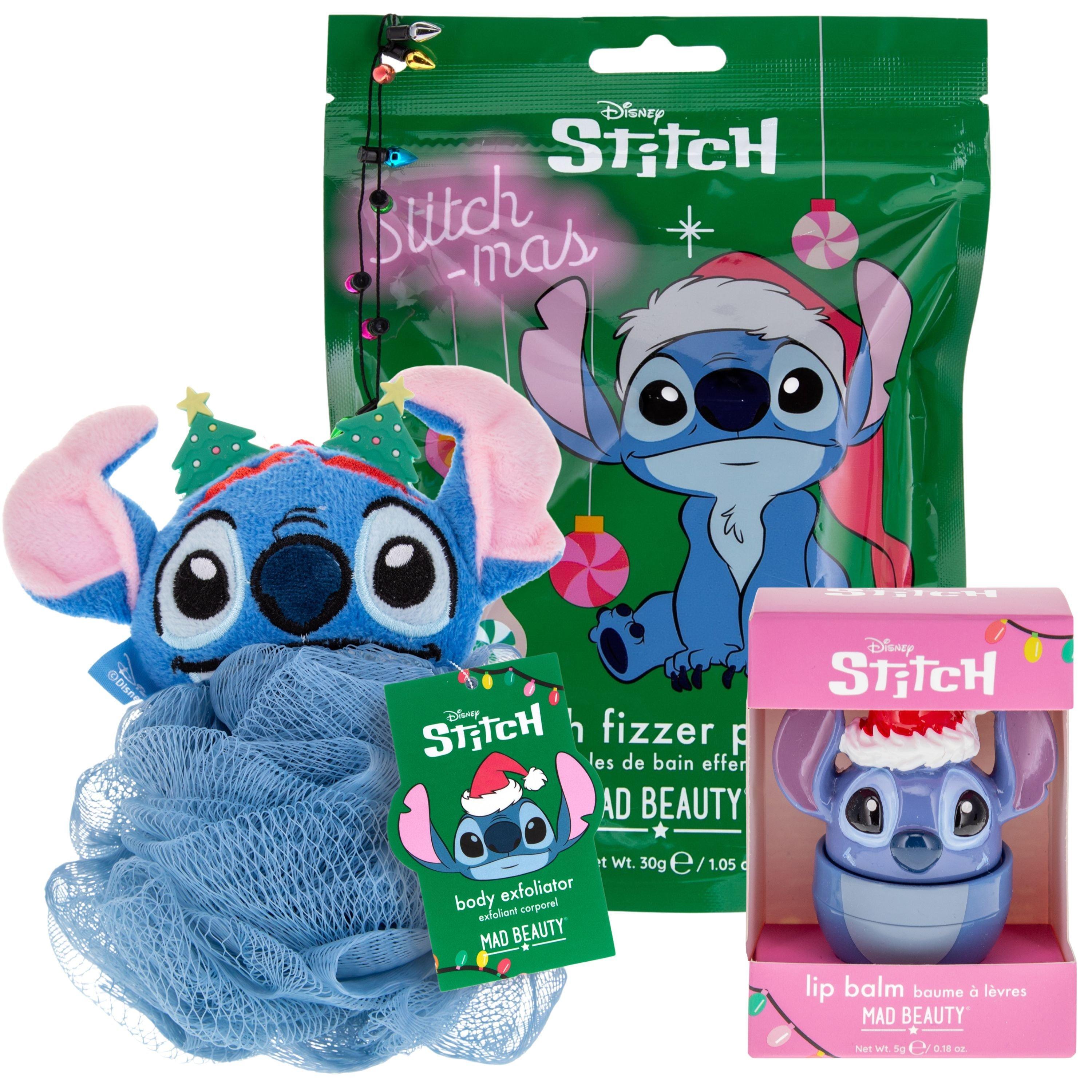 Multi - Disney Stitch - Stitch Christmas Bath Set- Exfoliator Bath Fizzer - 1