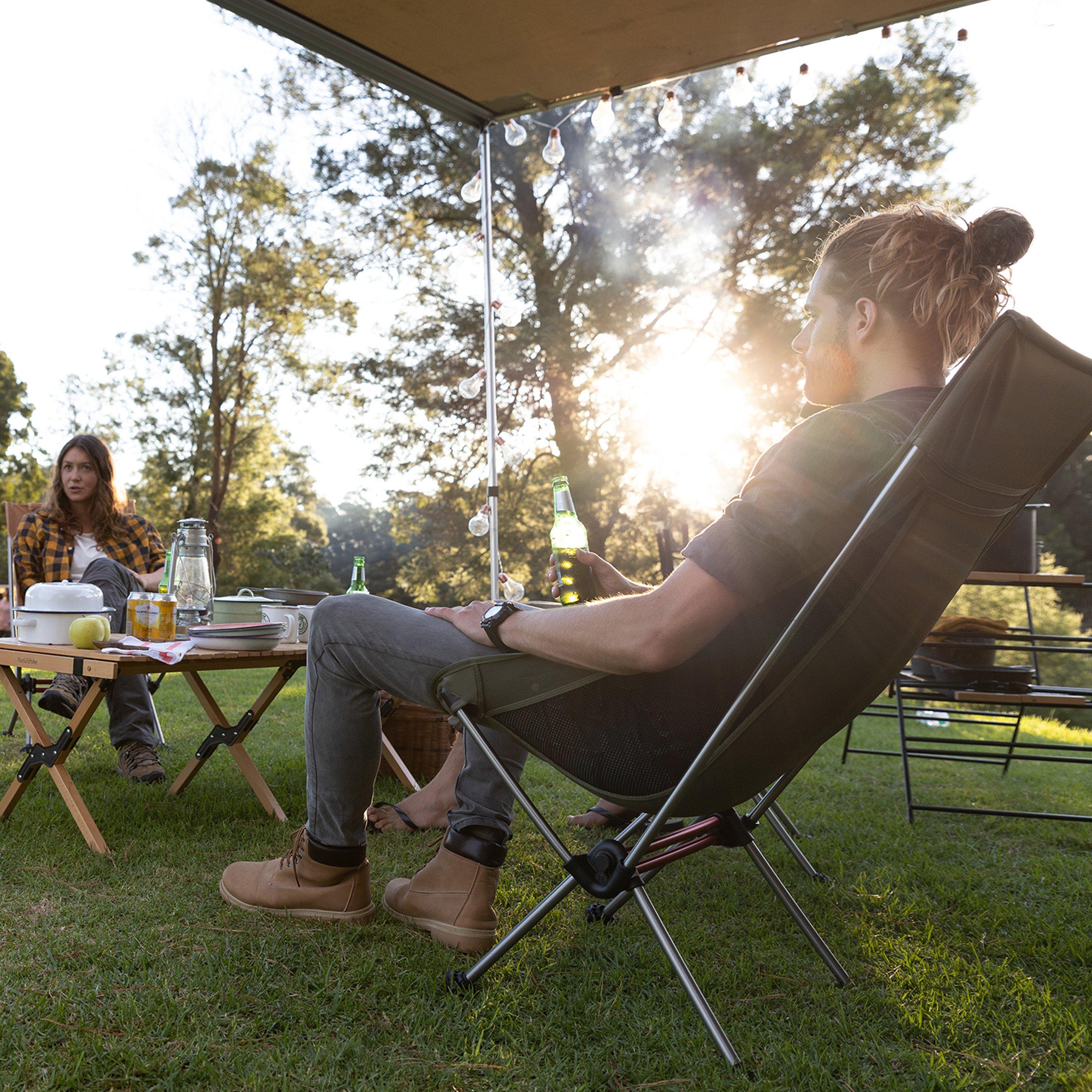 Forest Green - Naturehike - Stellaluna L01 Ultralight Camping Chair - 3