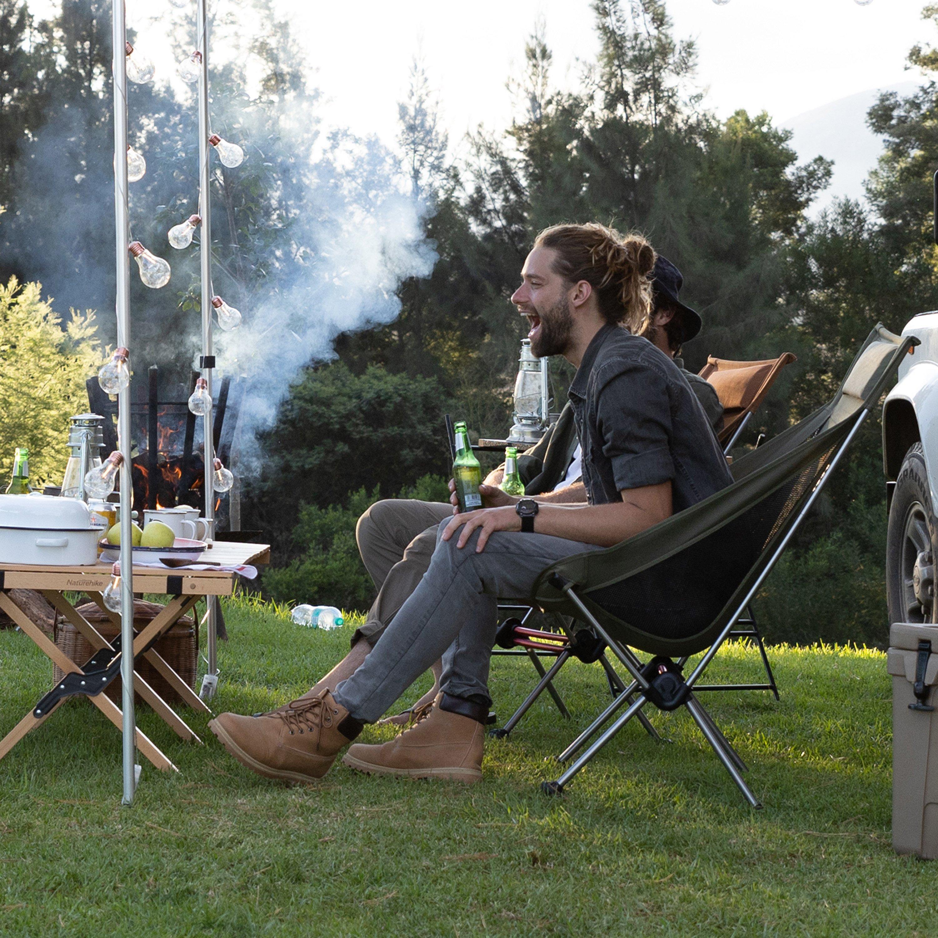 Forest Green - Naturehike - Stellaluna L01 Ultralight Camping Chair - 4