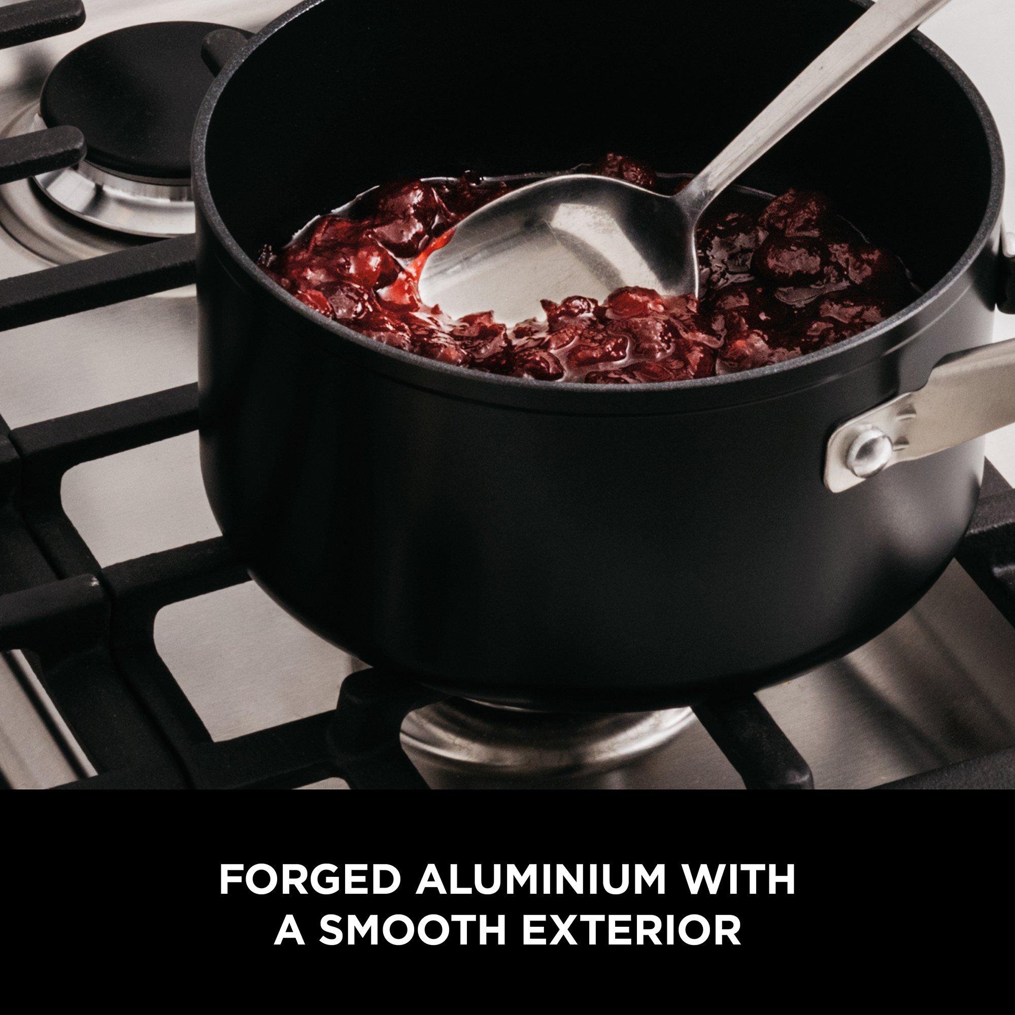 Black - Ninja - ZEROSTICK Essentials 20cm Saucepan C10220UK - 3