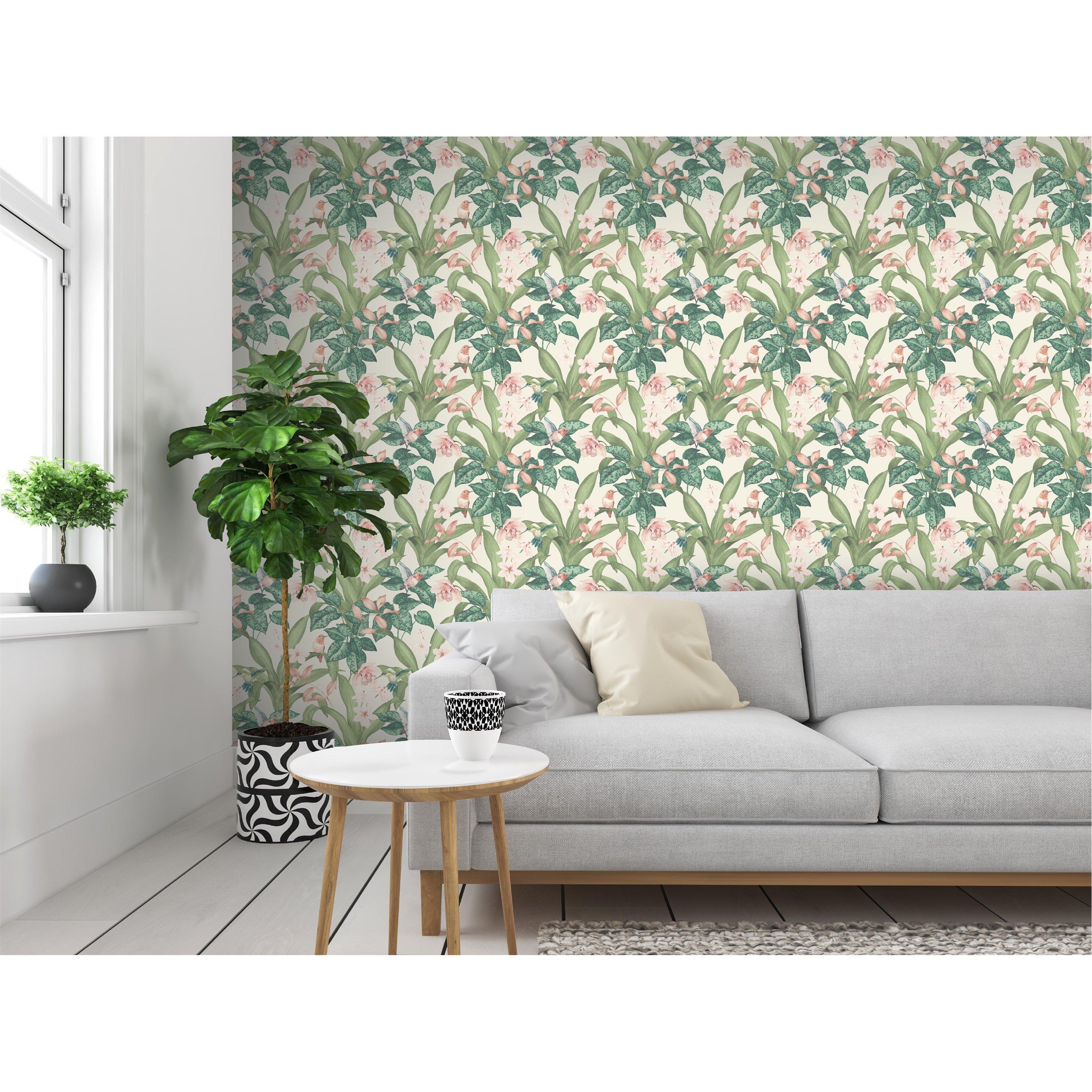 Neutral - Arthouse - Pretty Botanical Neutral Wallpaper - 2