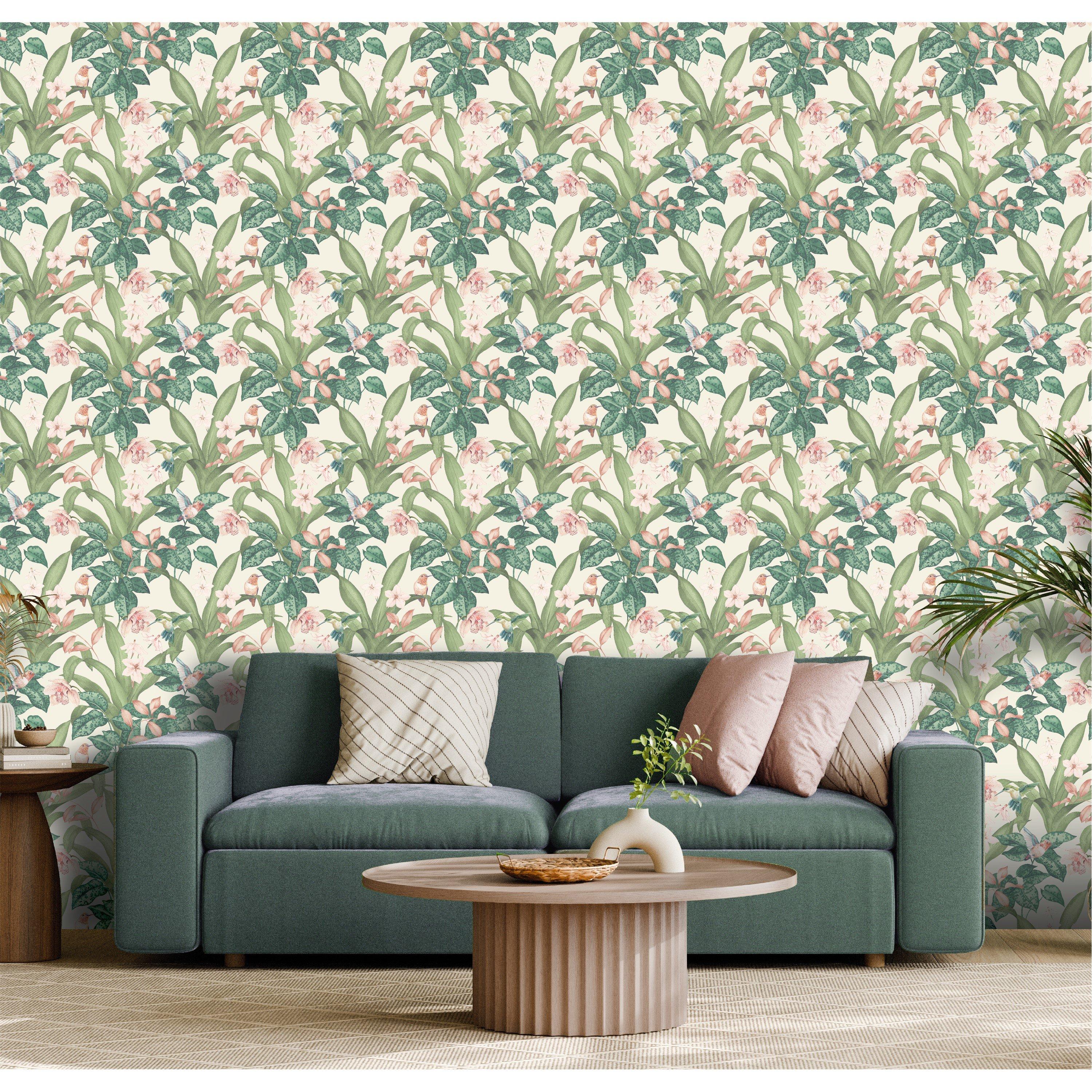 Neutral - Arthouse - Pretty Botanical Neutral Wallpaper - 4