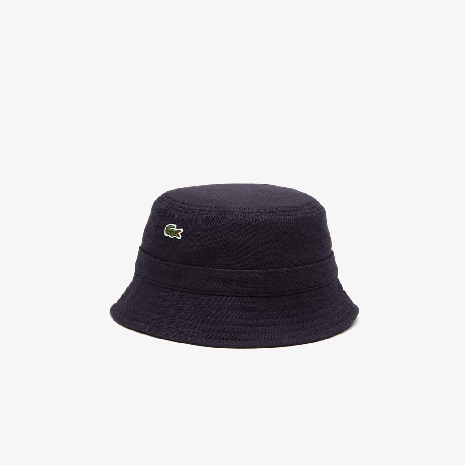 Navy - Lacoste - Piqu¿ Bucket Hat - 1