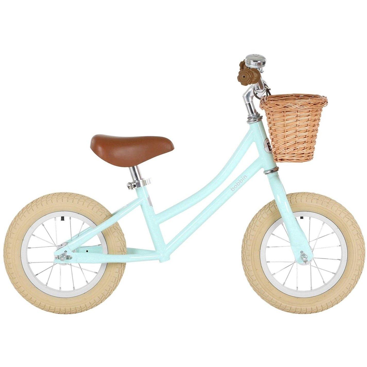 Bobbin Bikes  Kids Gingersnap Balance Bike - Mint Green - 12in