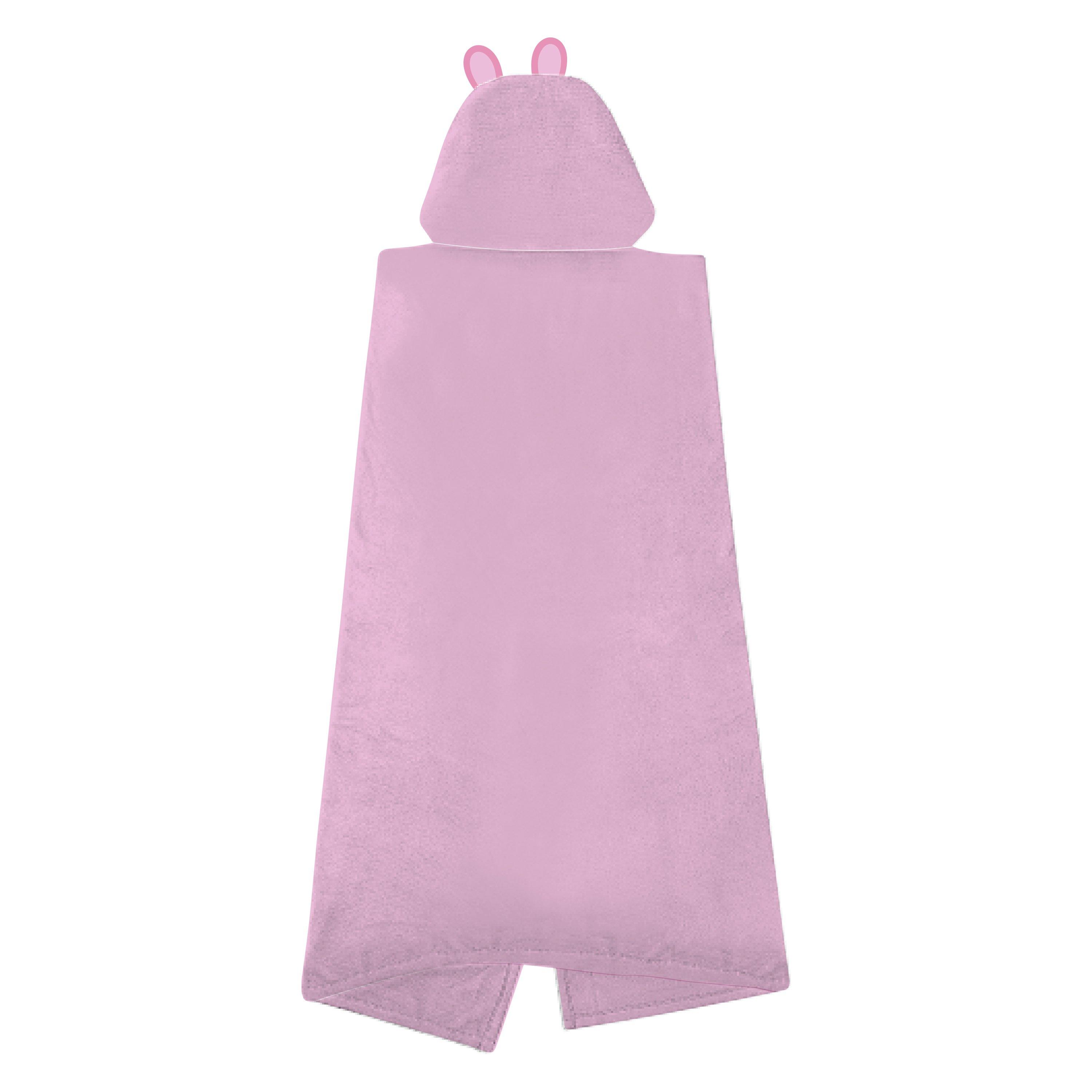 Multicolour - Peppa Pig - Peppa Happy Hooded 3D Fleece Blanket - 3