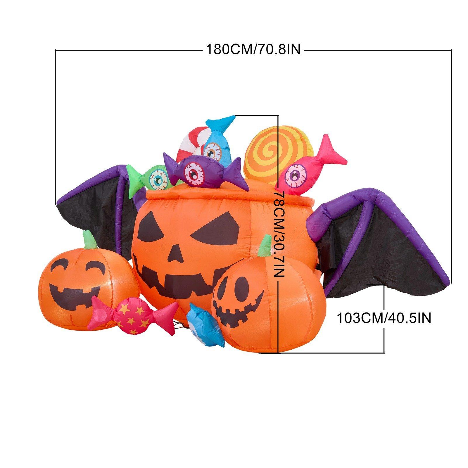 Multi - LIFE IDEAS - 5 FT Halloween Inflatable Decoration - 2