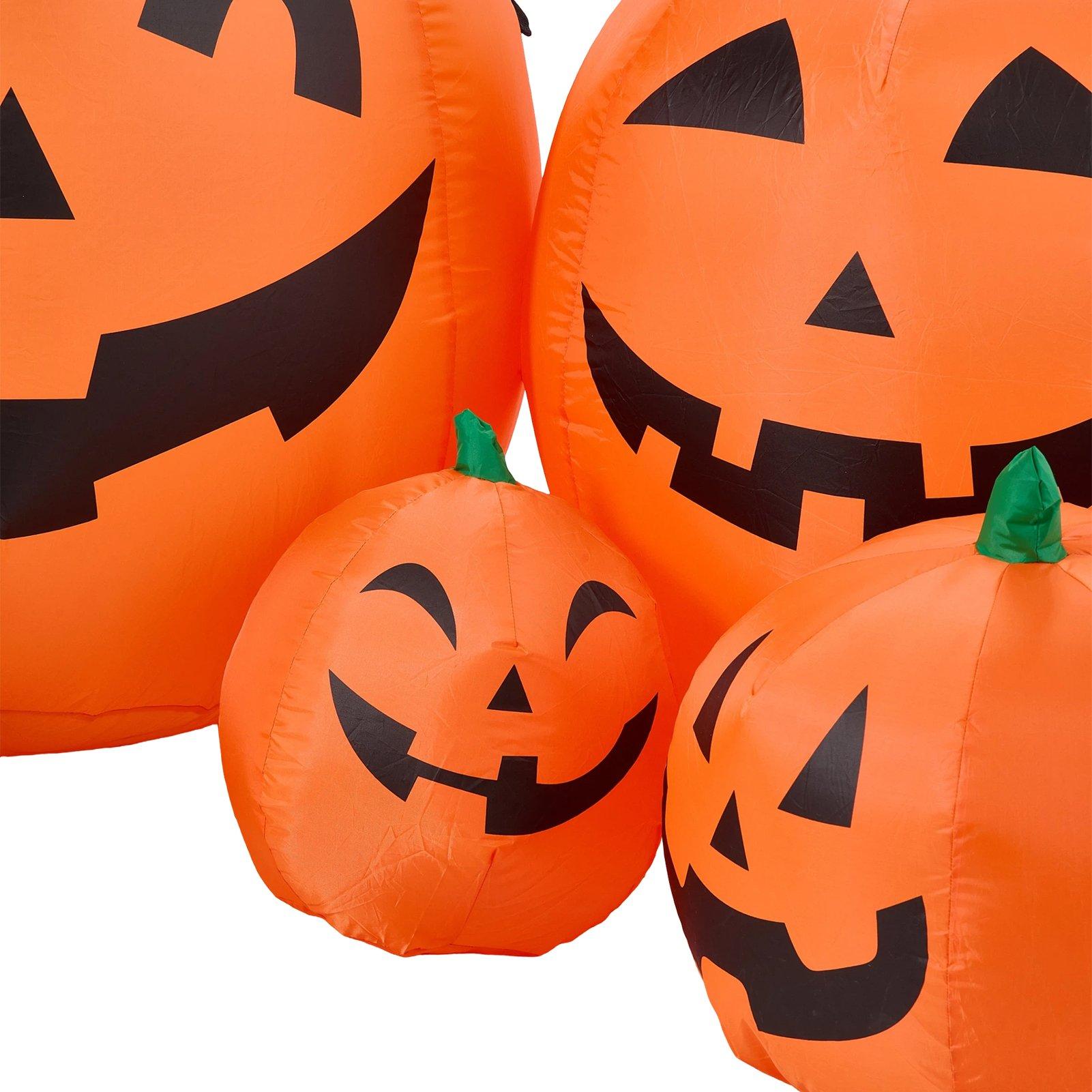 Multi - LIFE IDEAS - 7 FT Halloween Inflatable Pumpkin Family - 4