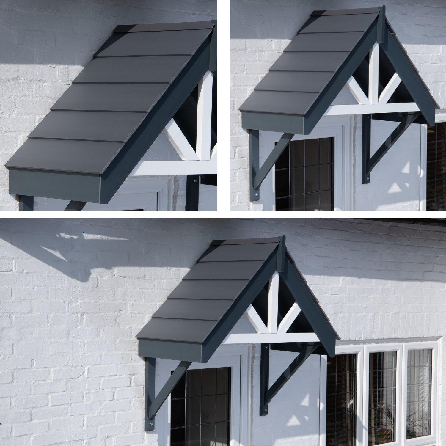 Grey - Greenhurst - Deluxe Door Canopy - 3