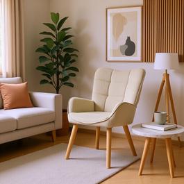 Urban Meuble Modern Upholstered Arm Chair