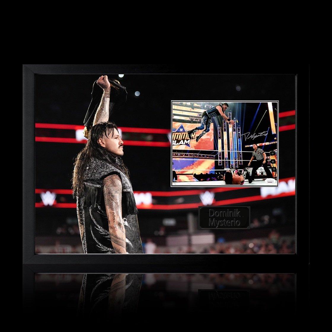 Dominik Mysterio Signed Image Iconic Frame I