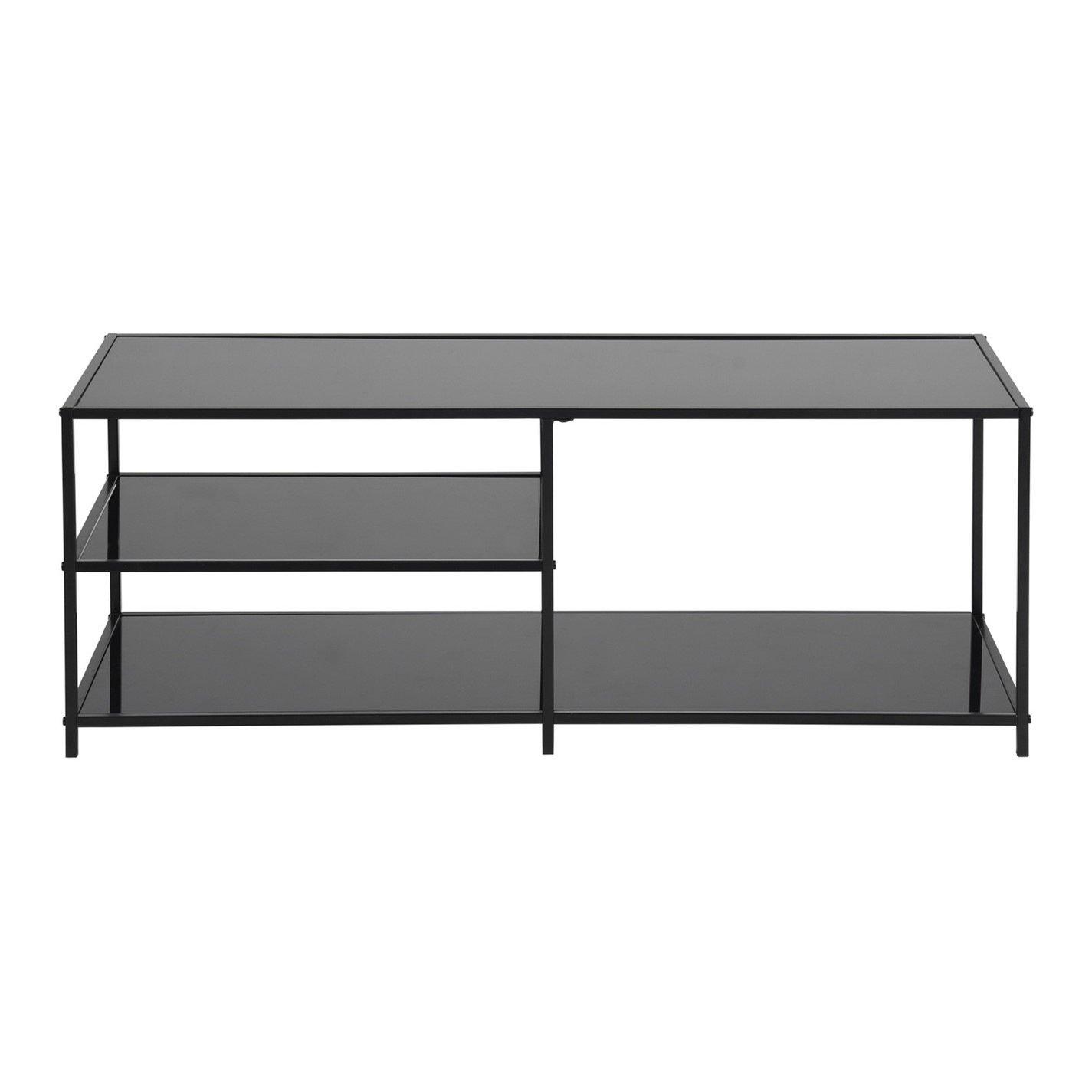 Transparent - Urban Meuble - Modern Black Glass Coffee Table - 5