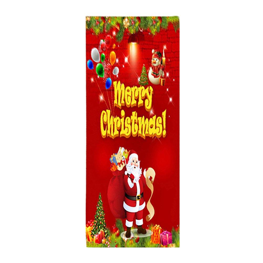 LIFE IDEAS Christmas Digital - Printed Santa Claus Floor Mat