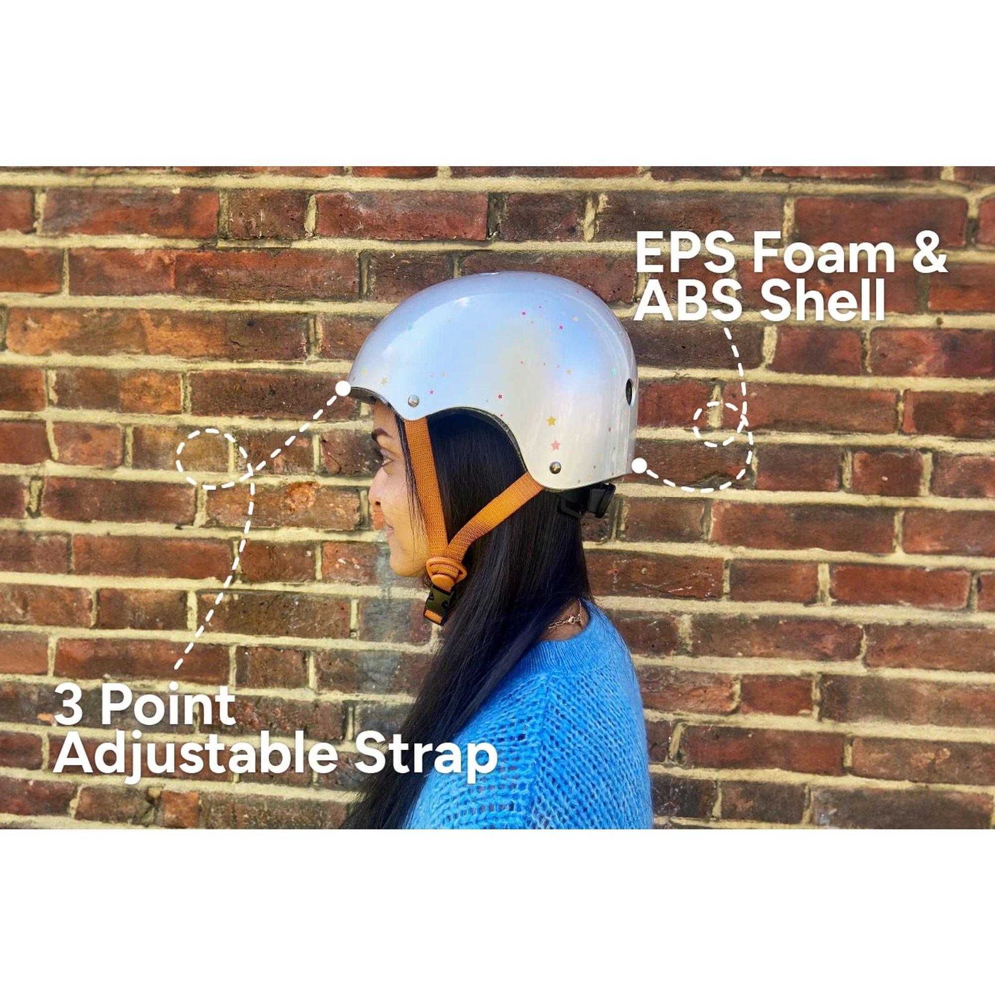 Silver Multi St - Bobbin Bikes - Starling Bike Helmet - 2