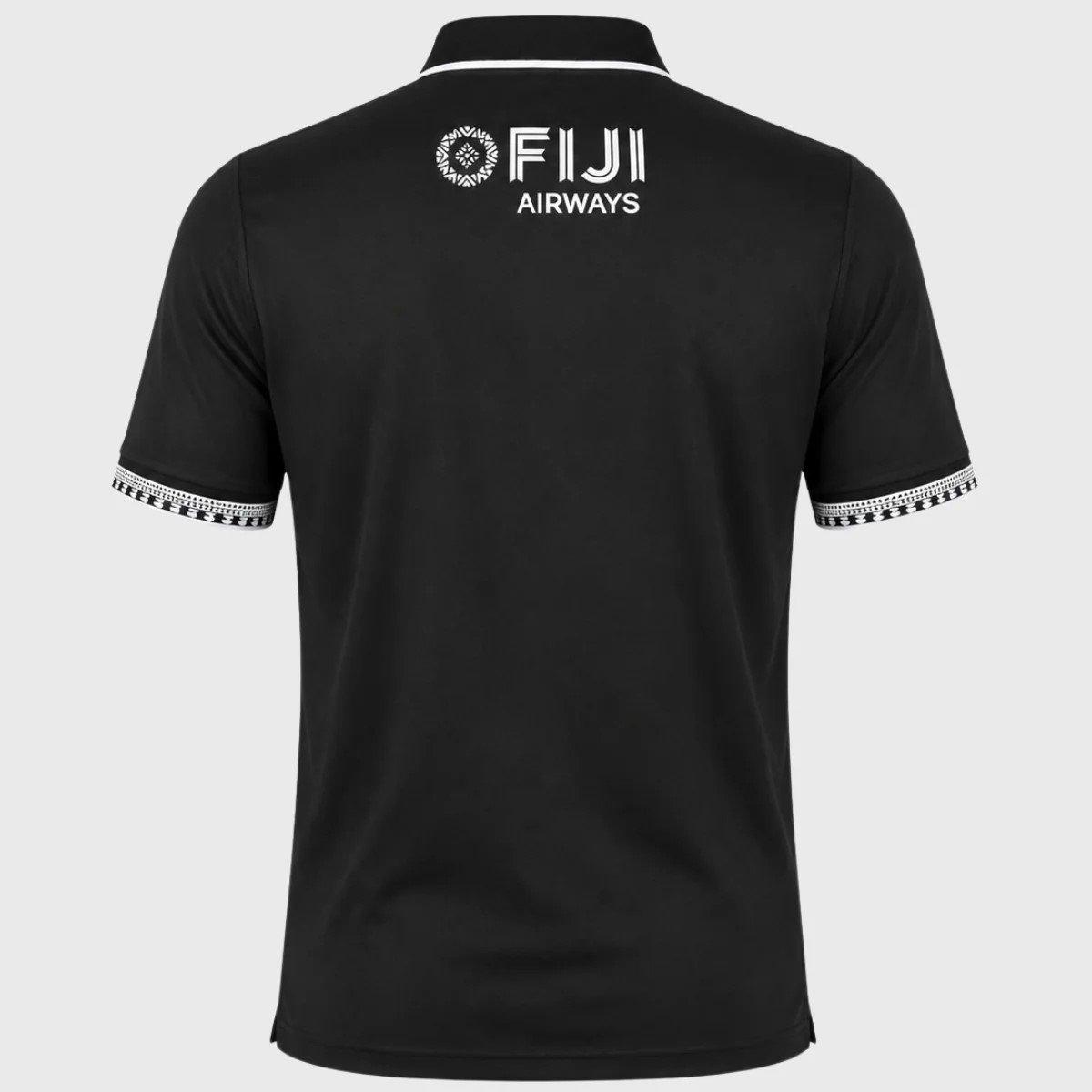White - Umbro - Mens Fiji Rugby Polo Shirt - 2