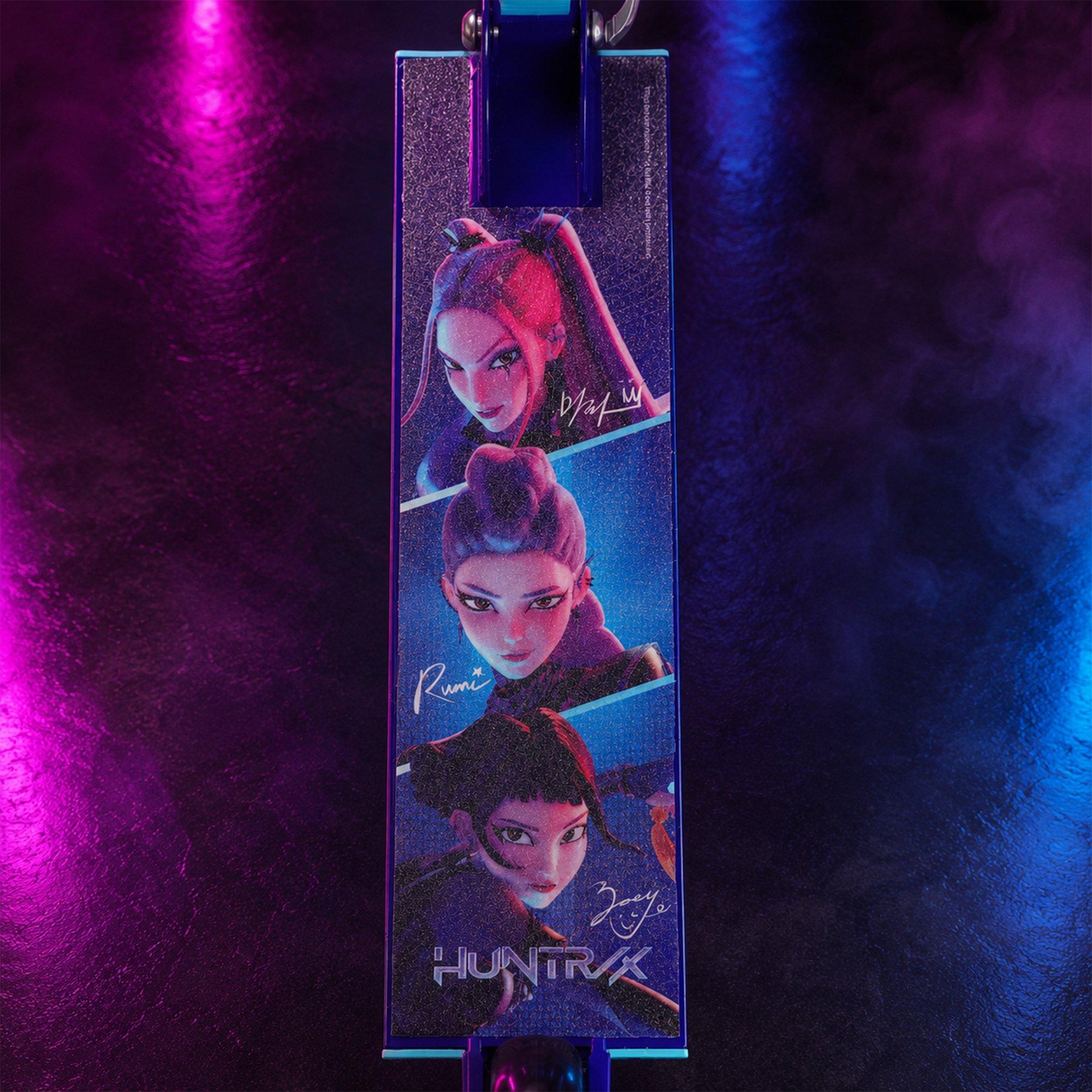 Multicoloured - K Pop Demon Hunters - K Pop Demon Hunters Folding Inline Scooter/LEDS - 4