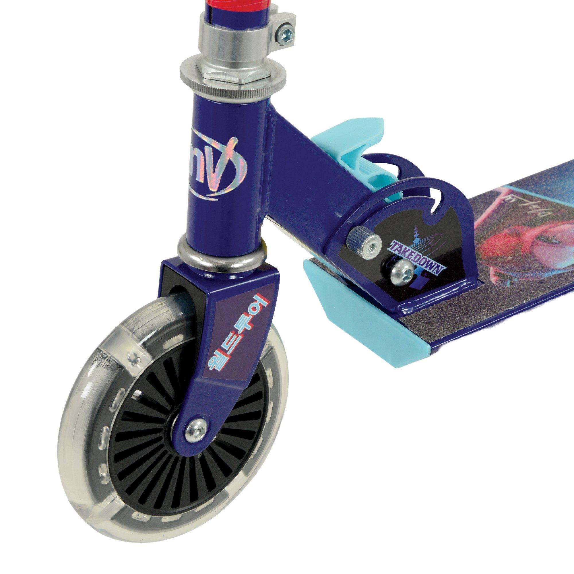 Multicoloured - K Pop Demon Hunters - K Pop Demon Hunters Folding Inline Scooter/LEDS - 6